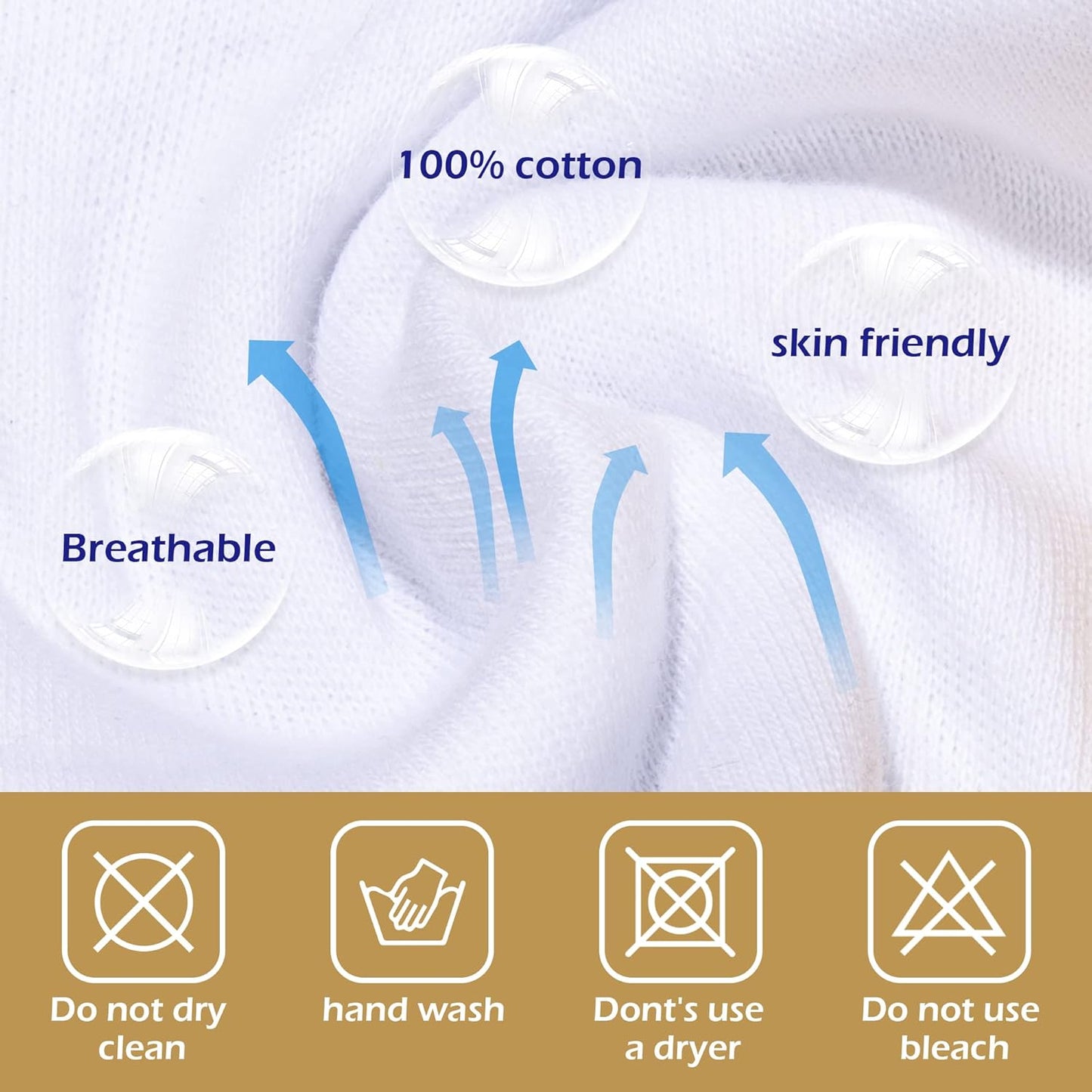BIG ELEPHANT Potty Training Underwear - 10 Pack, 100% Cotton Absorbent Unisex Toddler Pee Pants for Boys Girls