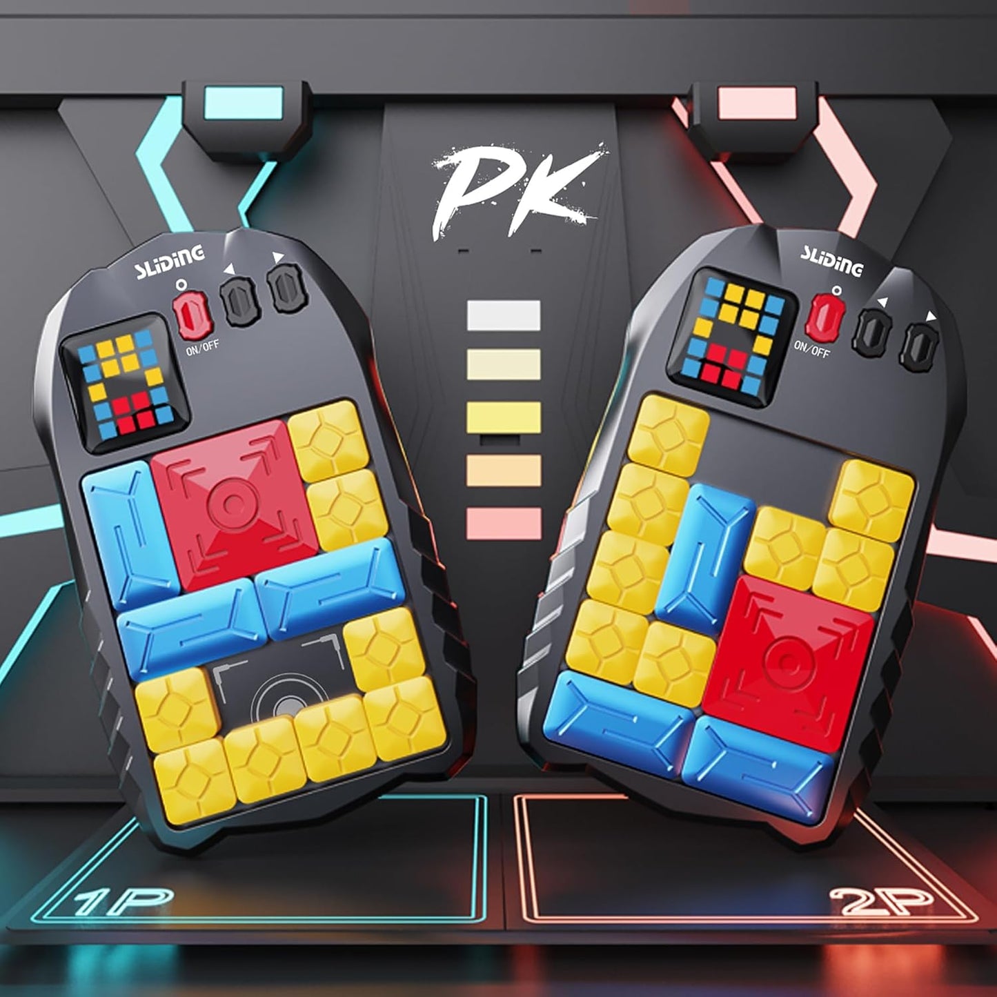 Super Slide Puzzle Game - 500+ Levels Brain Teaser | Electronic Sliding Puzzle Toy for All Ages | Fun Unblocking Logic Game for Kids & Adults