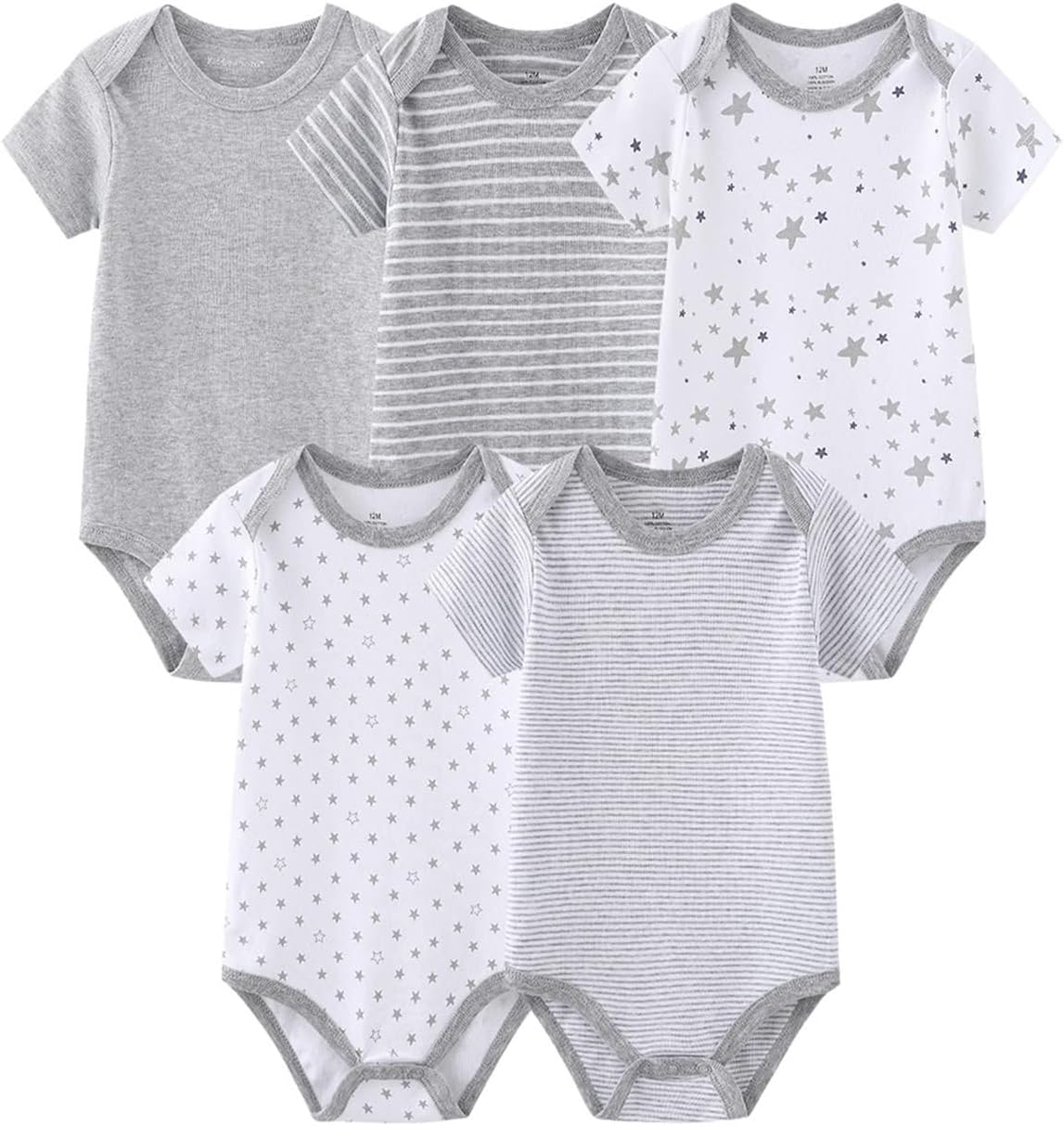 Newborn Layette Gift Set 27-Piece Baby Girl Clothes Bodysuits, Pants Essentials and Accessories 0-12Months