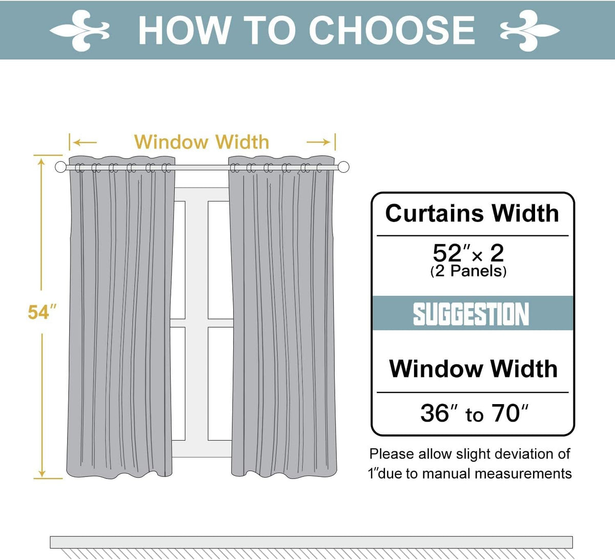 ChrisDowa Grommet Room Darkening Curtains for Bedroom and Living Room - 2 Panels Set Thermal Insulated Blackout Curtains (Cappuccino, 52W x 54L)