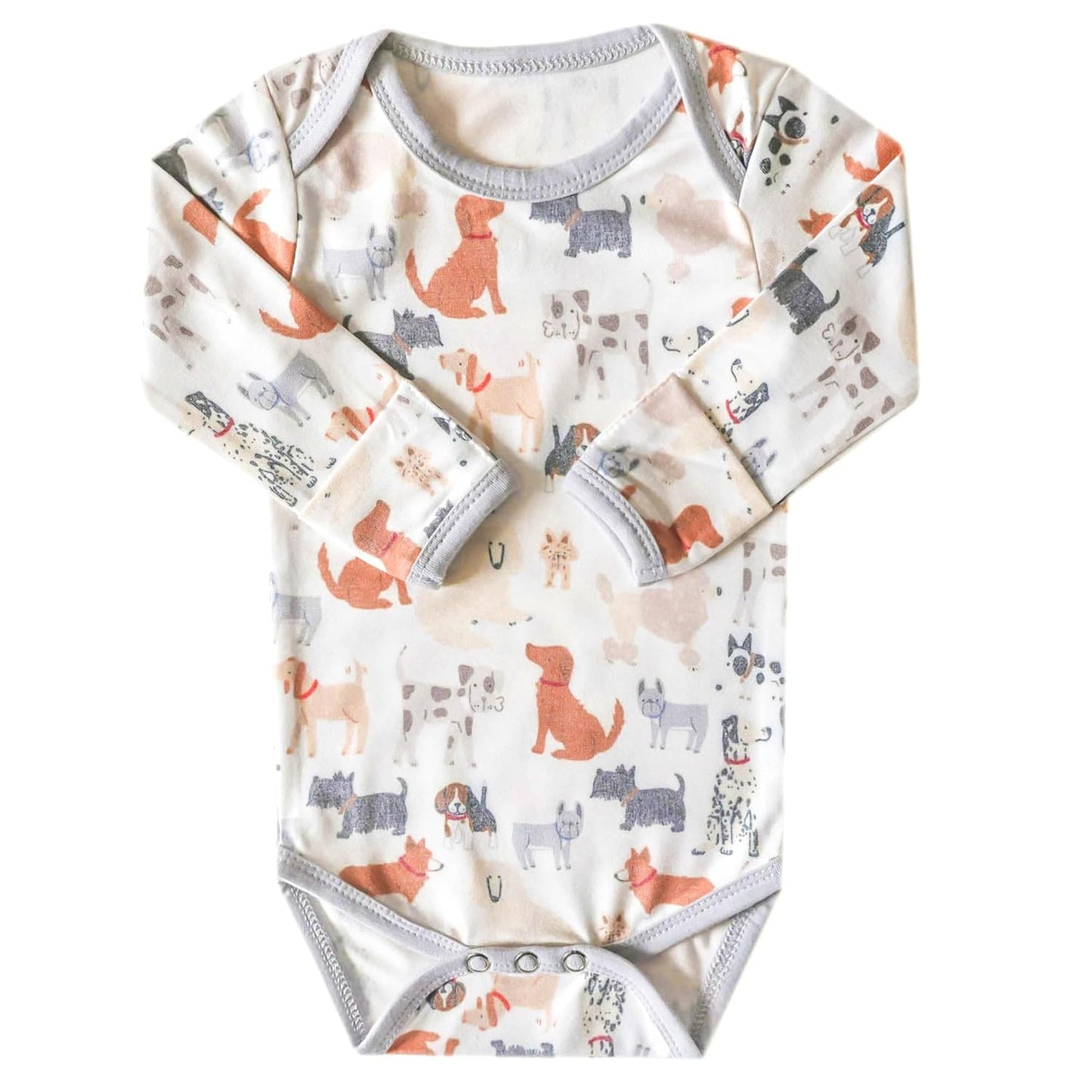Copper Pearl Long Sleeve Bodysuit Baby: Ultra Soft Baby for Newborns, Boys, and Girls - Stylish, Comfortable, Overlap Shoulders, Premium Knit Fabric - 18-24 Months, Rufus