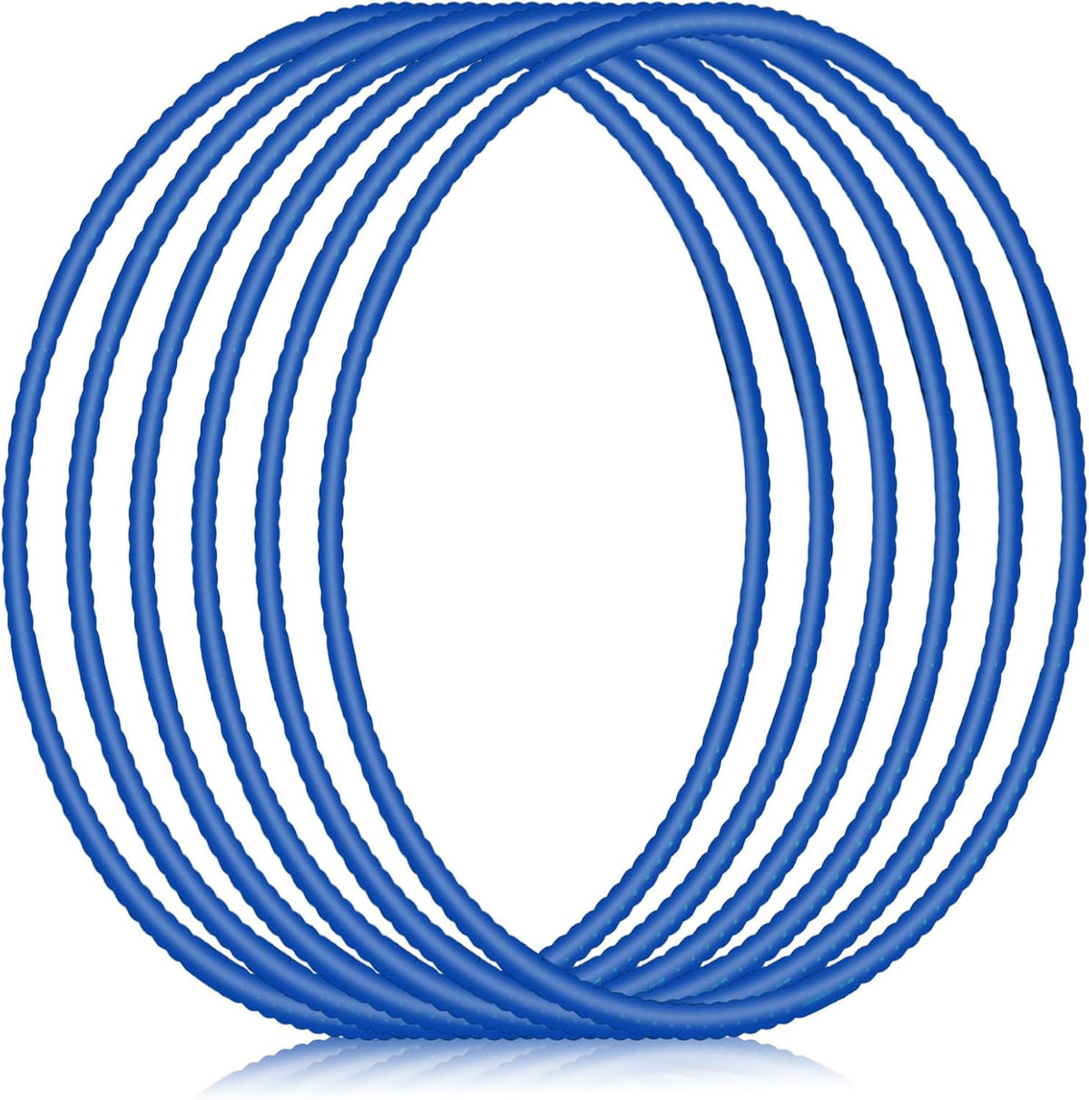 Shappy 6 Pcs Exercise Hoop Detachable Adjustable Plastic Toy Playground Toys Colored Hoop Circles for Teens Games Gymnastics Dog Agility Equipment Party Decor