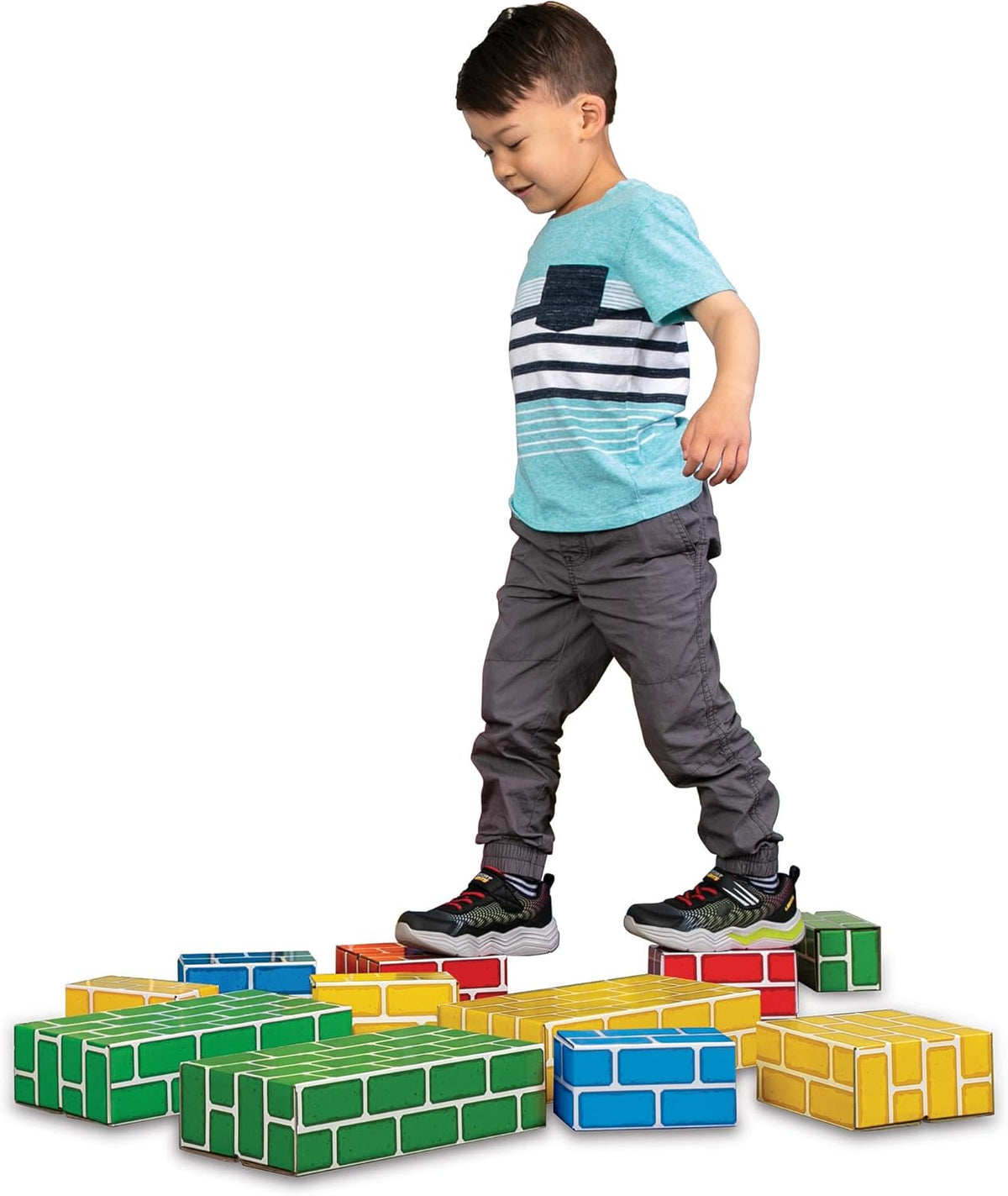 Teacher Created Resources Easy-Stack Cardboard Blocks 24 Piece Set (TCR11531)