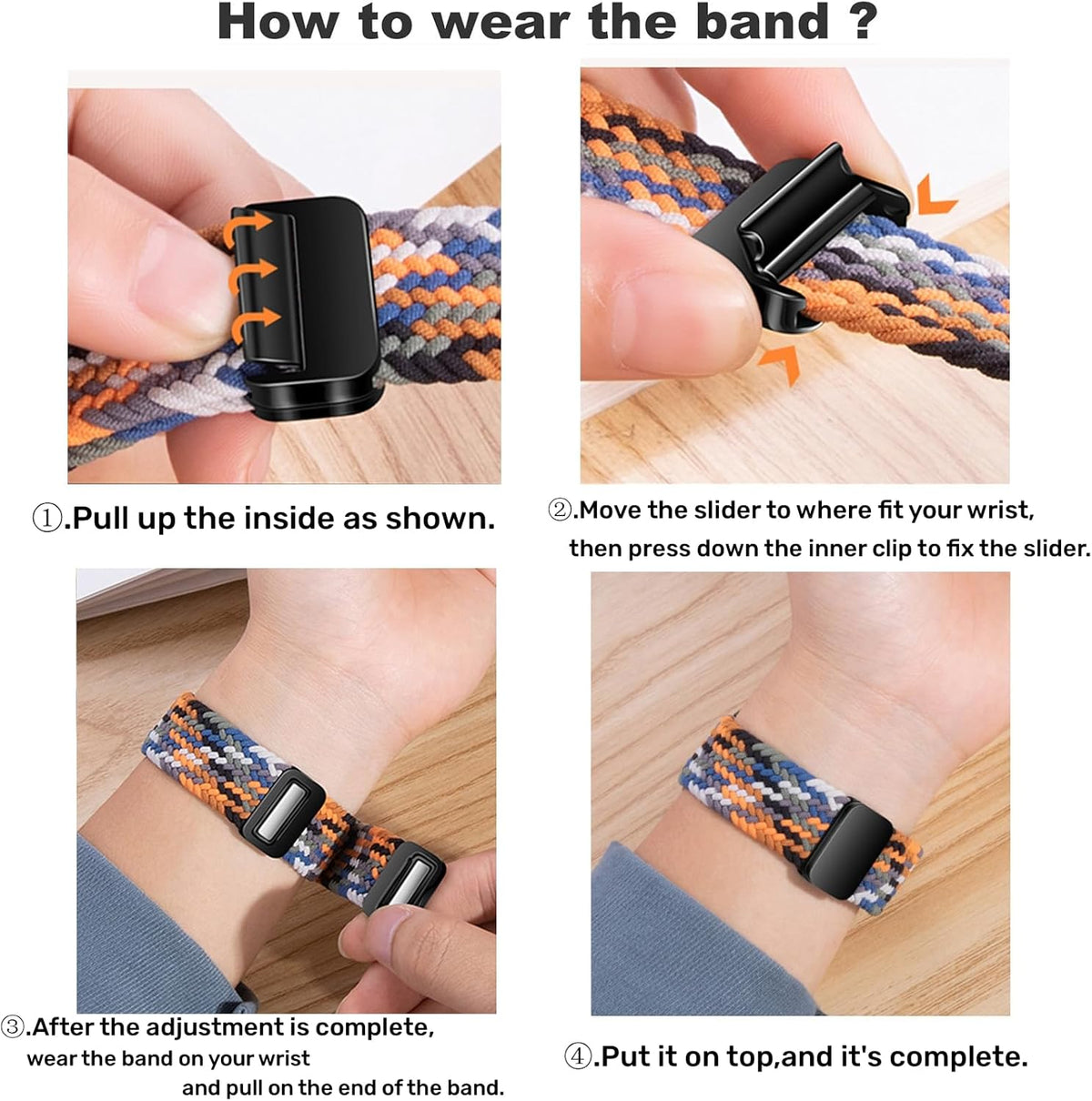 Mazoft Braided Bands With Magnetic Clasp Compatible with Apple Watch Band 38mm 40mm 41mm 42mm 44mm 45mm 46mm 49mm；Soft Nylon Sport Loop Strap for iWatch Series Ultra 2&1 10 9 8 7 6 SE 5 4 3 Women Men