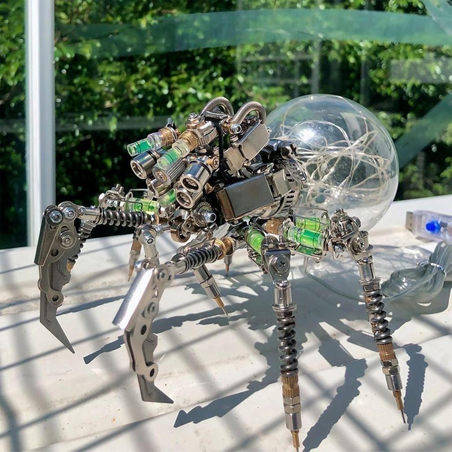 3D Metal Spider Puzzle - DIY Assembly Kit, Mechanical Model Art - High-End Men's Gift