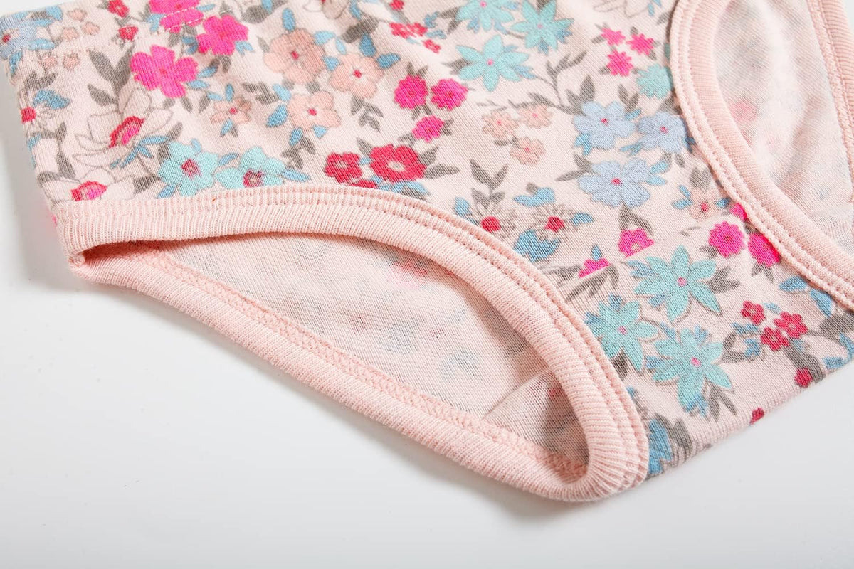 Boboking Soft Cotton Underwear Toddler Girls'Briefs Soft Undies