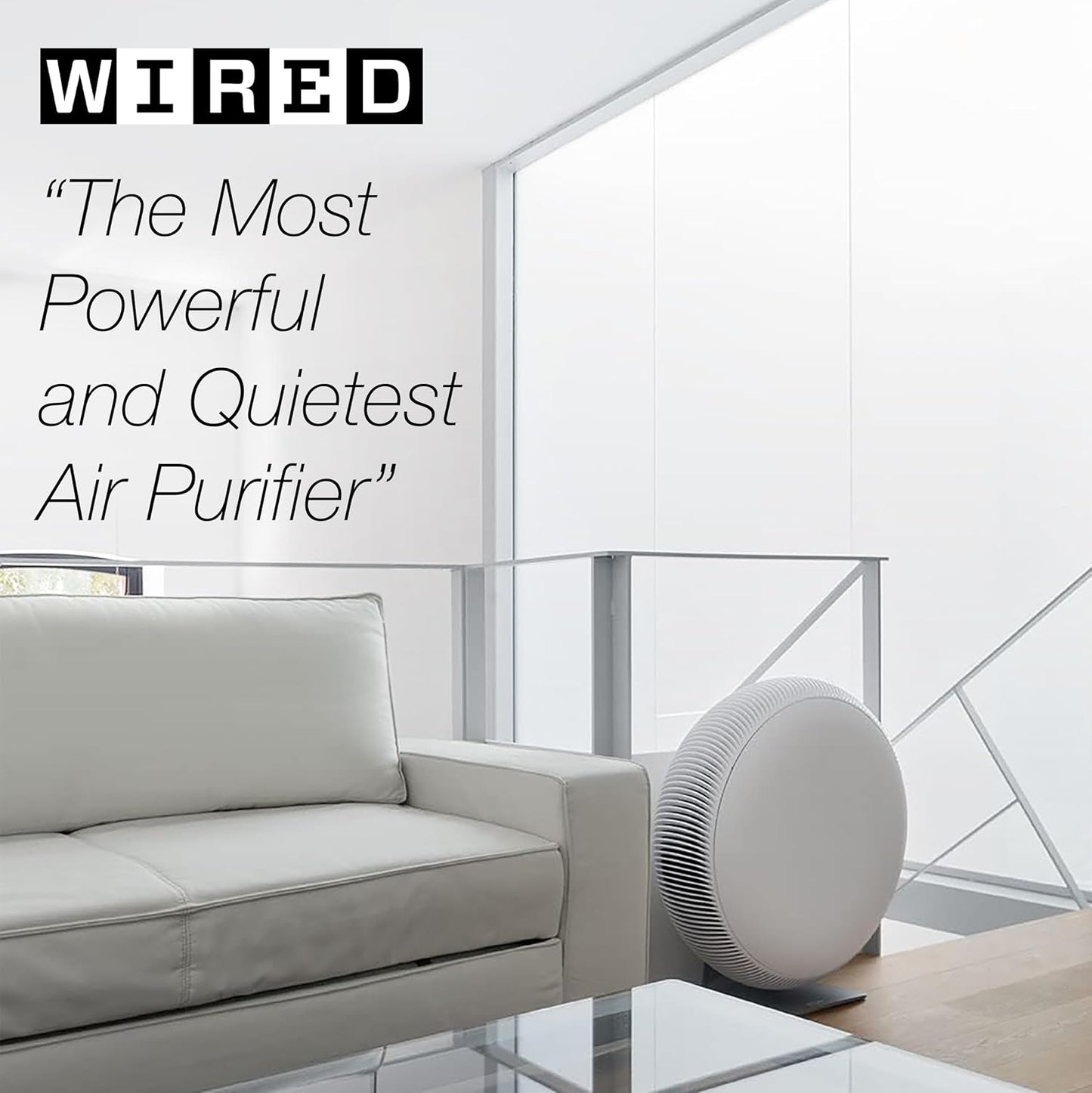 IQAir Atem X Smart Air Purifier for Large Room up to 1650 sq. ft., WiFi App Control, HyperHEPA Filters Wildfire Smoke, Viruses, Bacteria, Allergies, Asthma Triggers, Mold, Made in Germany