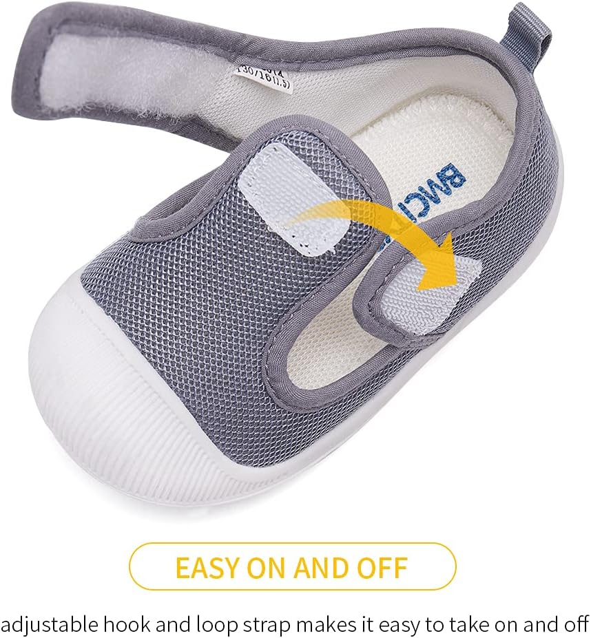 BMCiTYBM Baby Sneakers Girls Boys Lightweight Breathable Mesh First Walkers Shoes 6-24 Months