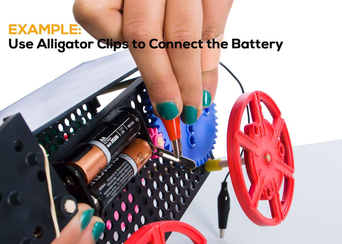 60PCS Premium Alligator Clips Electrical, Crocodile Test Leads with Test Probes, 5 Colors Double-Ended Jumper Wires with Alligator Clips for Multimeter, DIY Engineering Experiment Circuit Connection