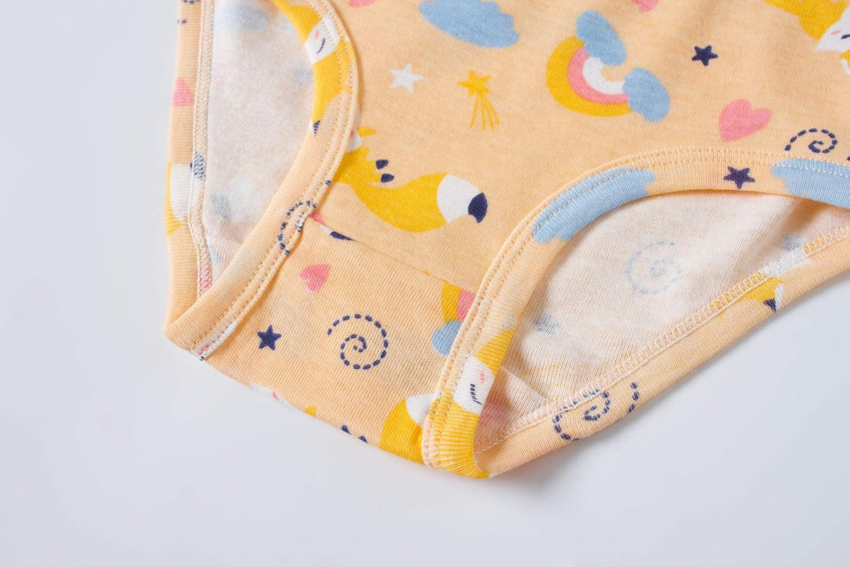 Boboking Soft Cotton Underwear Toddler Girls'Briefs Soft Undies