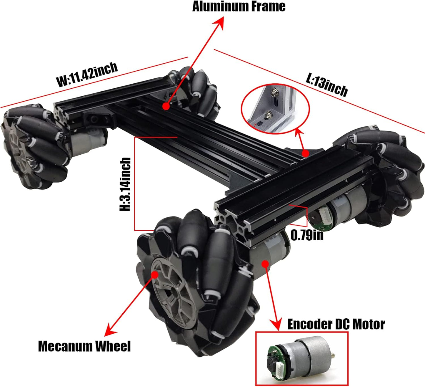 Metal Robot Car Chassis Kit