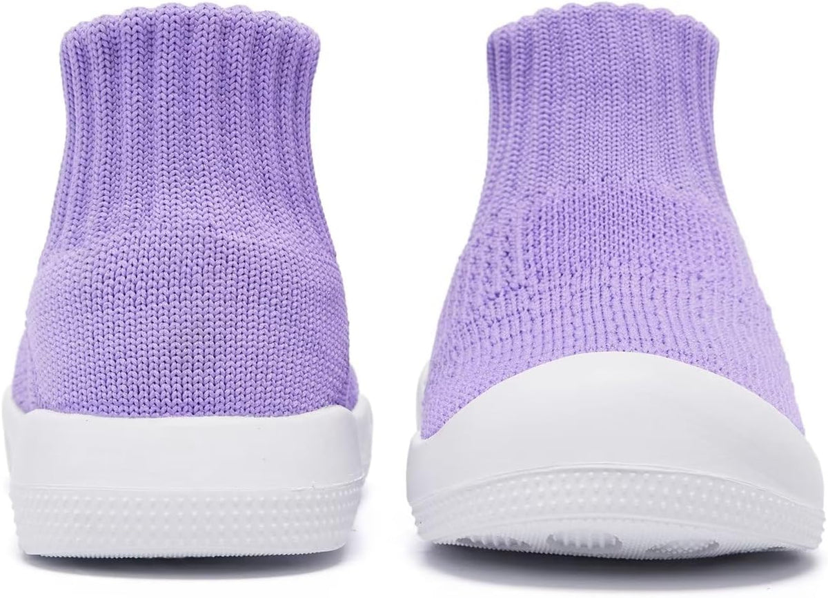 Eashi Baby Boy Girl Non-Skid Indoor Infant Walking Shoes Breathable Warm Elastic Sock Shoes with Memory Sole Protect Toes Outdoor Sneakers