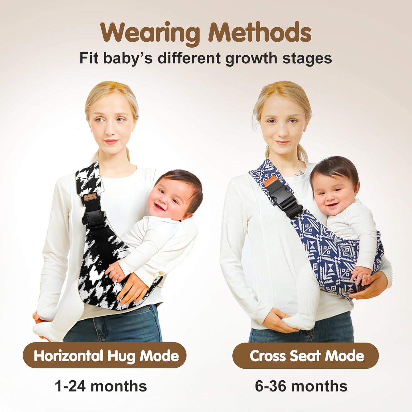 Baby Sling Carrier,Toddler Carrier, 2025 New Baby Sling,Portable and Lightweight Sling,Non-Slip Hip Seat Carrying 10-30lbs(Leaf)