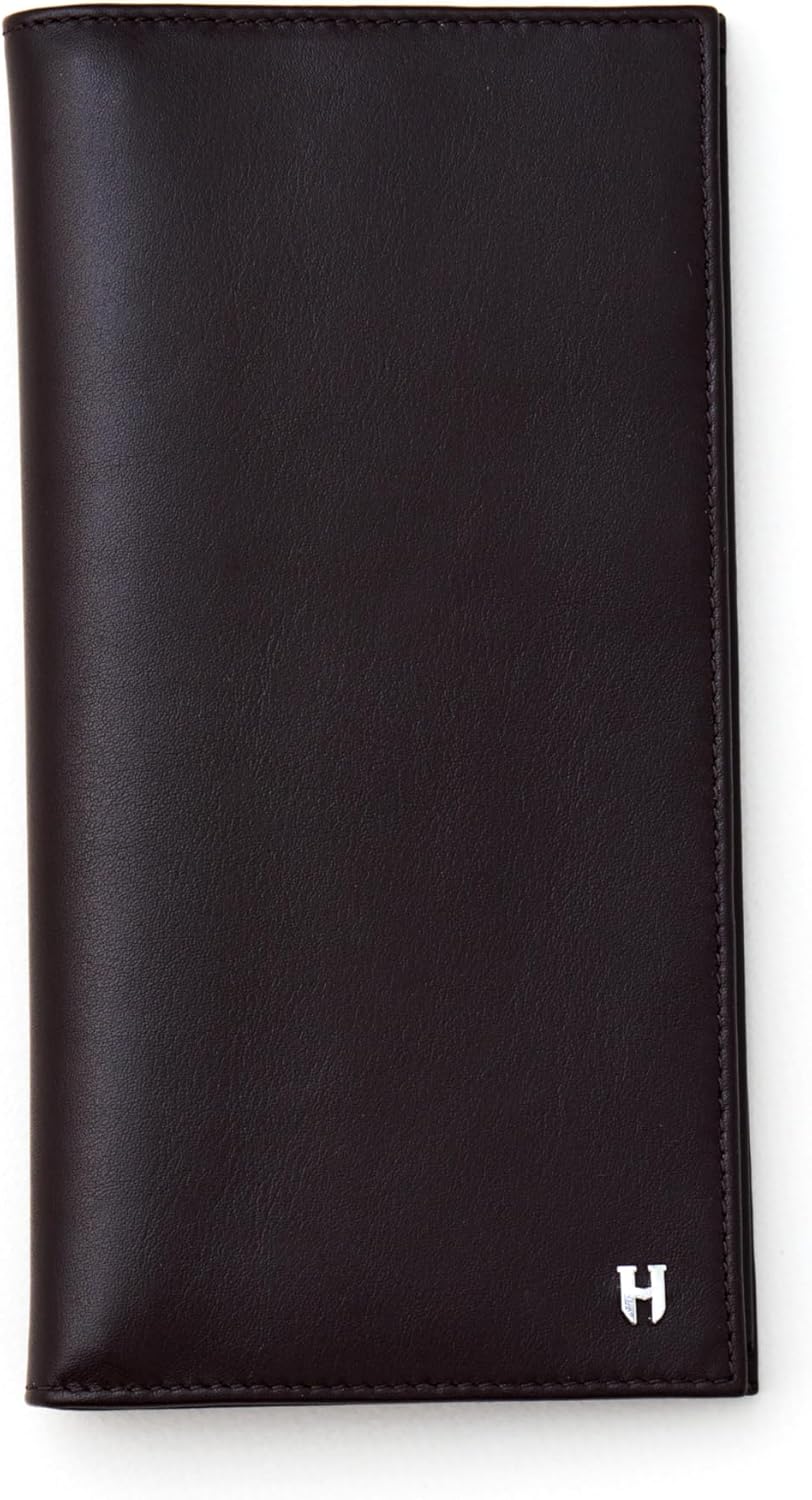 Passport Holder Travel Wallet for Men & Women, RFID Handcrafted Full Grain Leather Cover, 12 Card Slots & 4 Compartments, Gift Box & Pouch, Brown