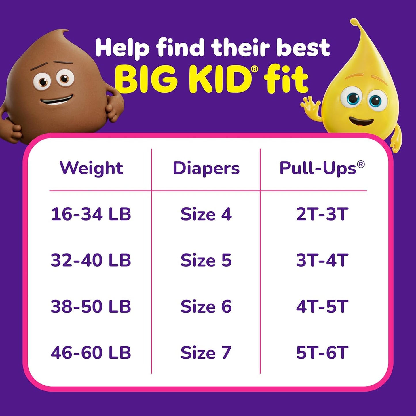 Pull-Ups Girls' Potty Training Pants, Size 2T-3T Training Underwear (16-34 lbs), 104 Count