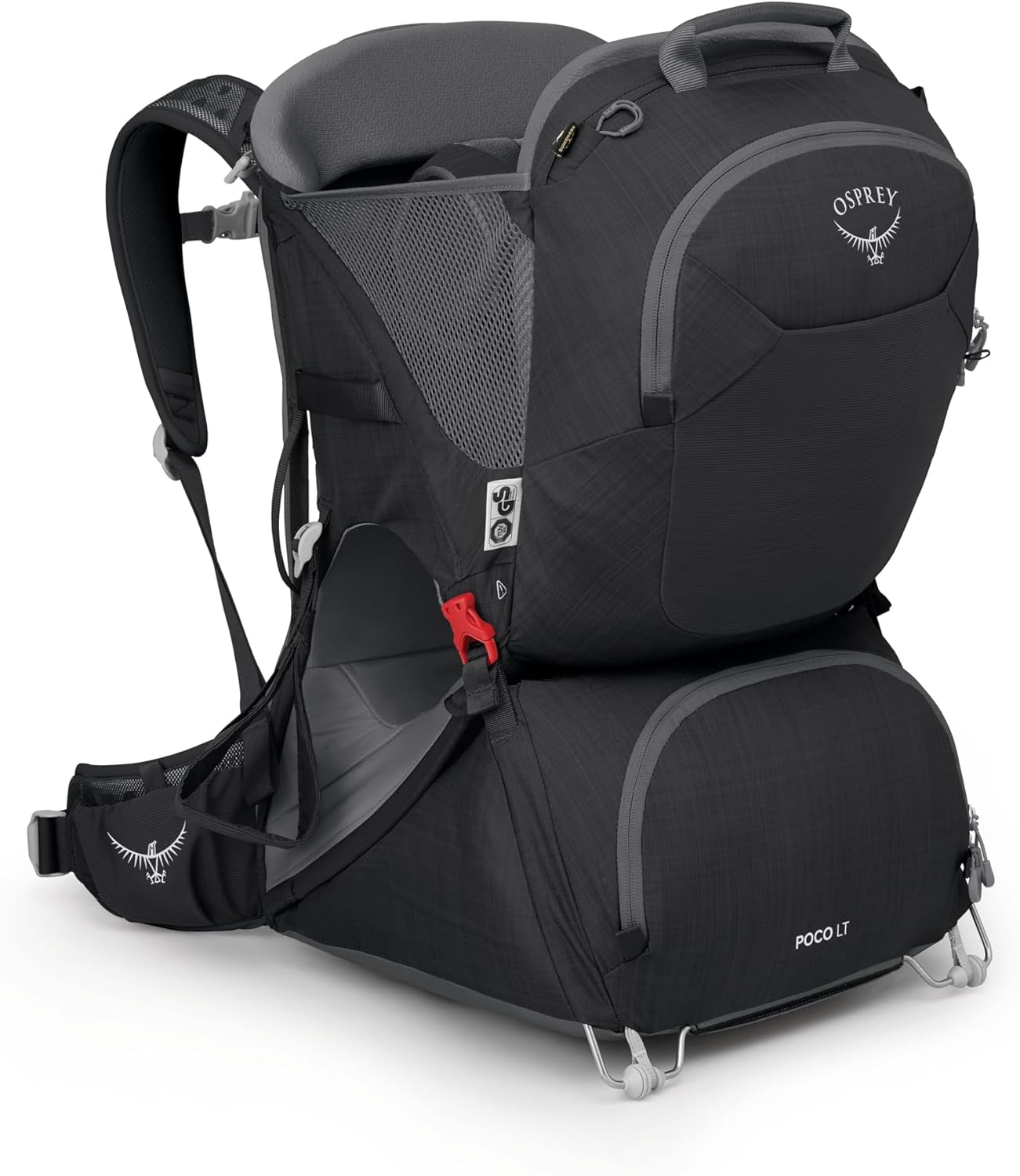 Osprey Poco LT Lightweight Child Carrier Backpack - Compact, Travel-Ready Kid Carrier with Sunshade and Adjustable Fit - Lightweight, Comfortable Hiking Carrier for Toddlers