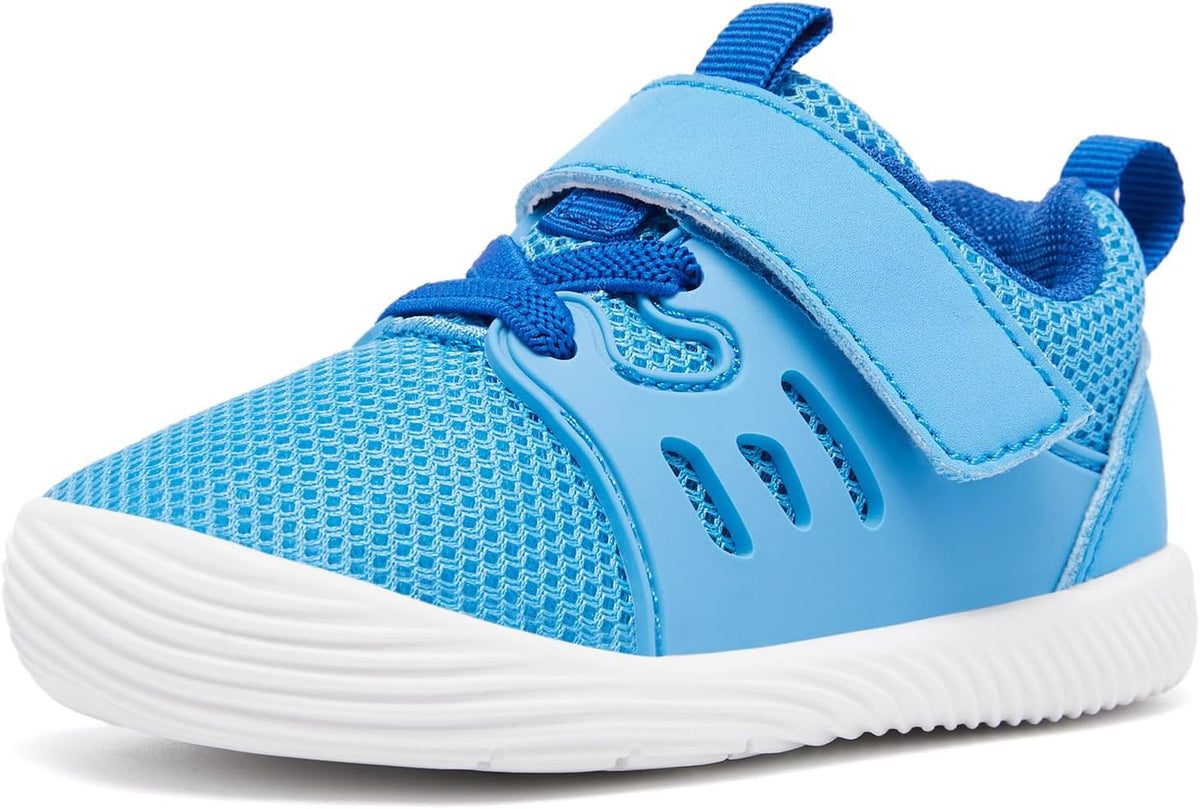 MORENDL Toddler Sneakers Baby Boys & Girls Barefoot Shoes Lightweight Breathable Walking Running Tennis Athletic Sport Shoes