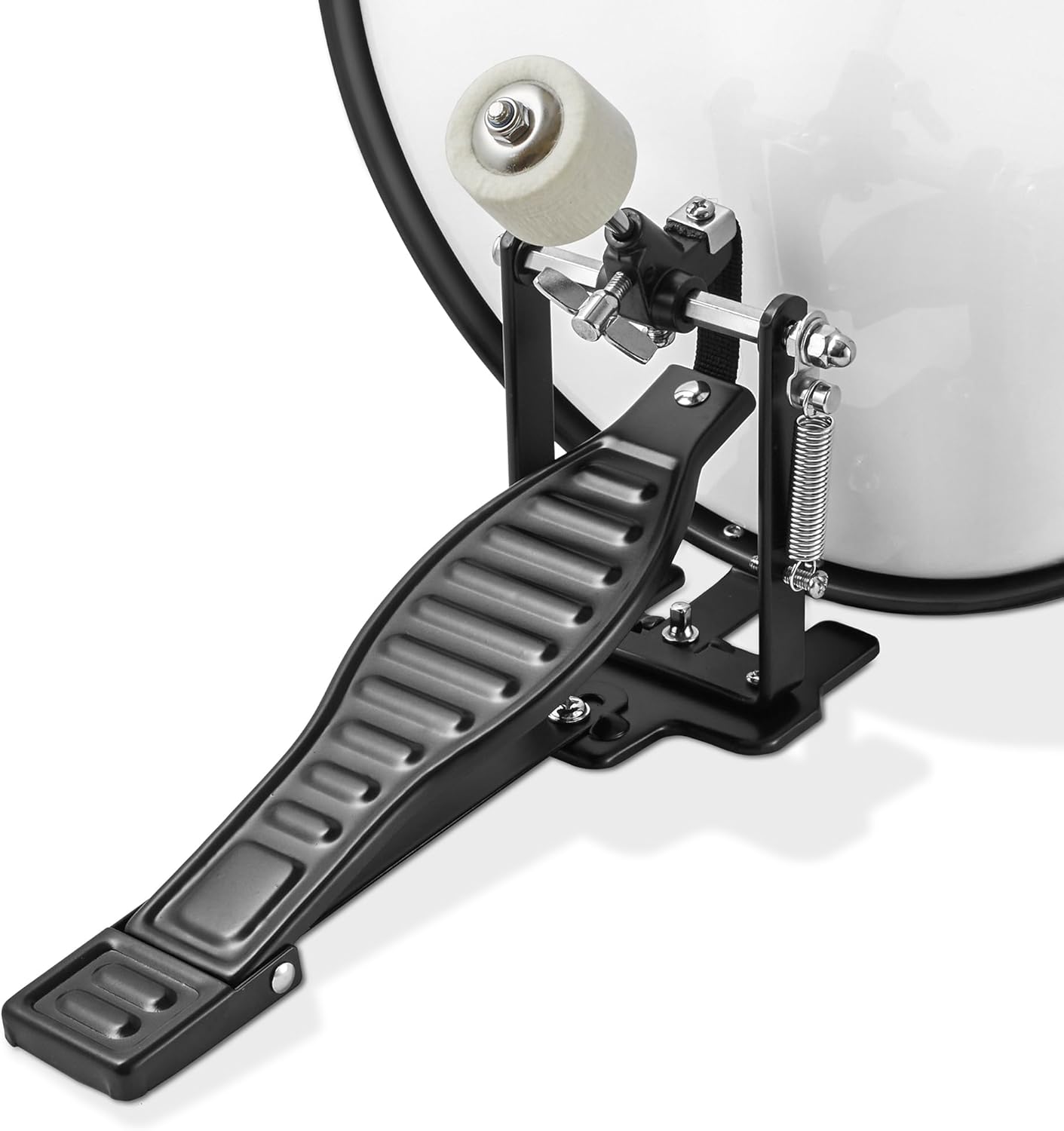 Gammon 3-Piece Junior Drum Set with Throne - Black, Complete Beginner Kit with Bass Drum, Toms, Cymbal, Pedal, and Drumsticks
