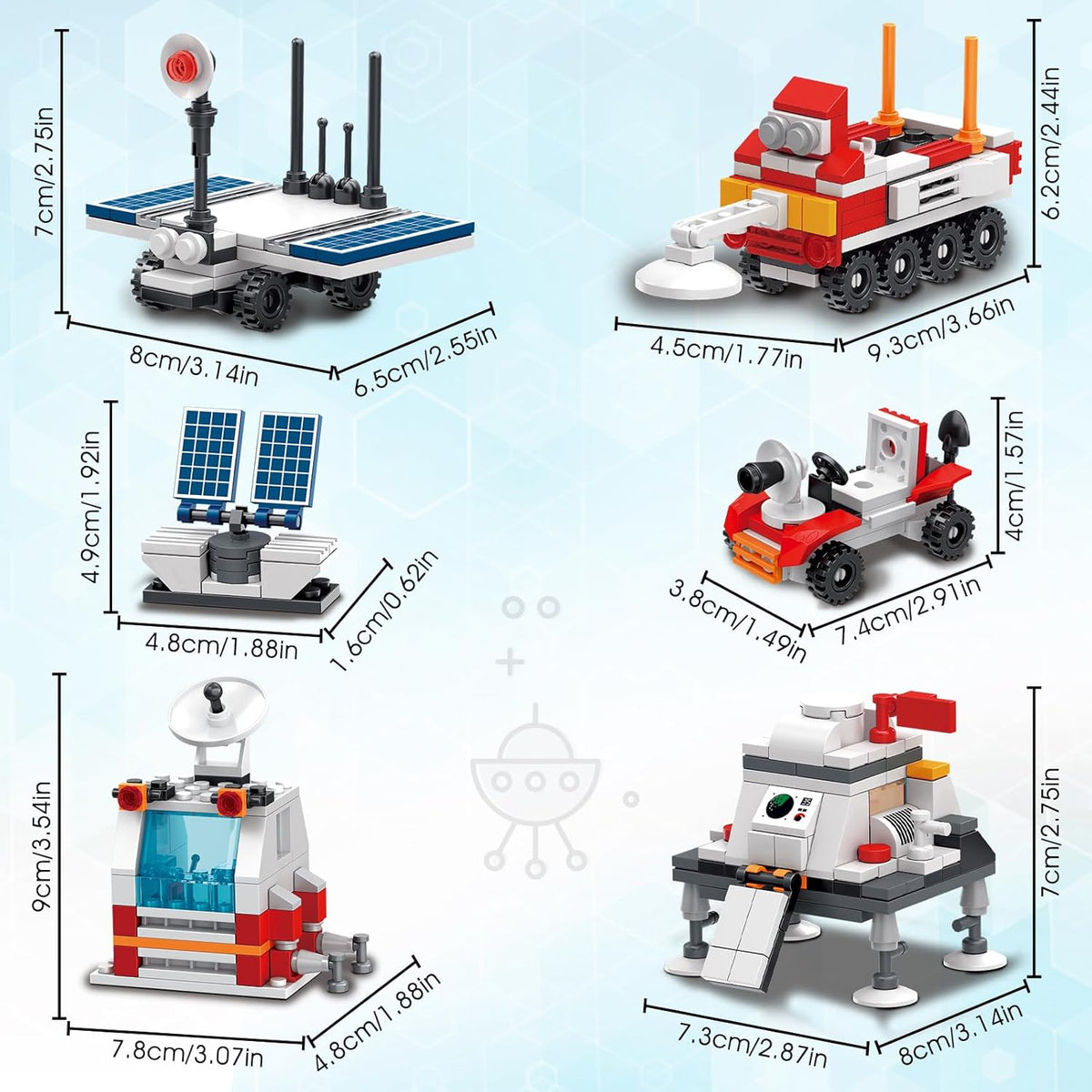 Space Exploration Shuttle Toys for 8-12 and 8-14 Years Boys Kids, 1008pcs 7 Models Aerospace Building Set with Heavy Transport Rocket and Launcher, Educational Construction Toy