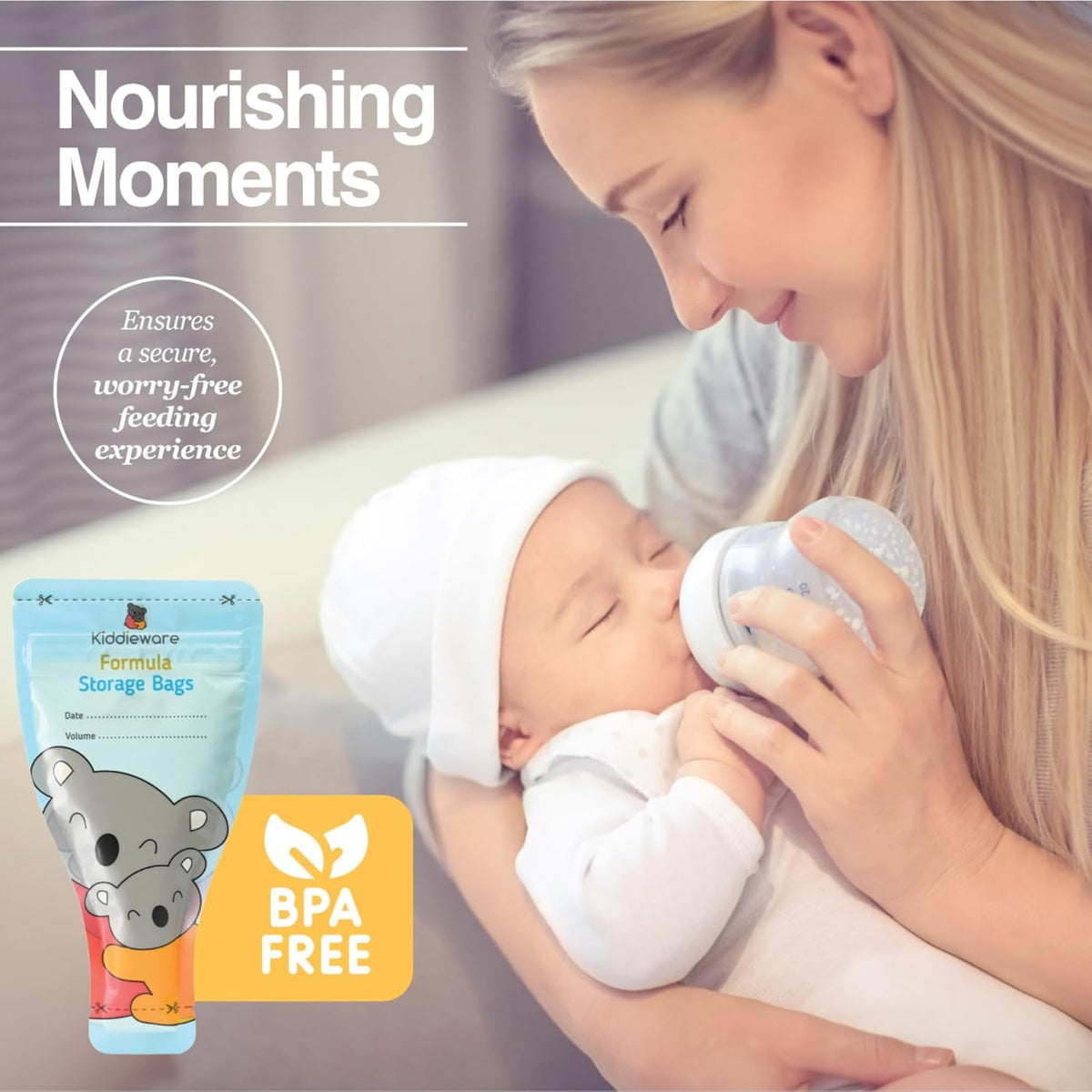 30 Pack Baby Formula Storage Bags Dispenser Disposable Baby Formula Container