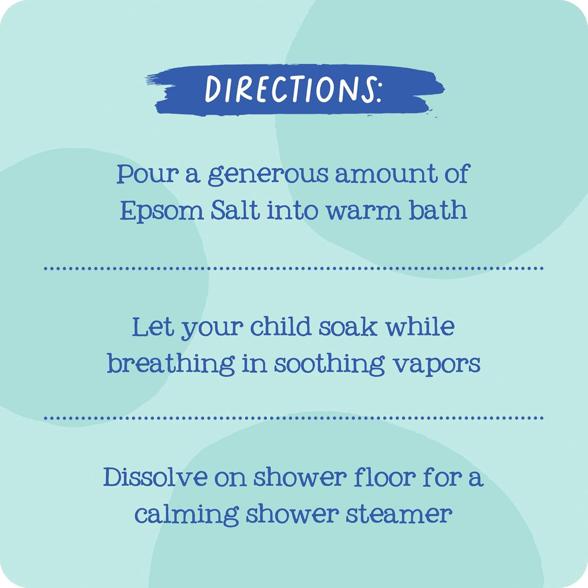 Oilogic Kids Stuffy Nose & Cough Epsom Salt Soak & Shower Soother - Made with Blended Essential Oils