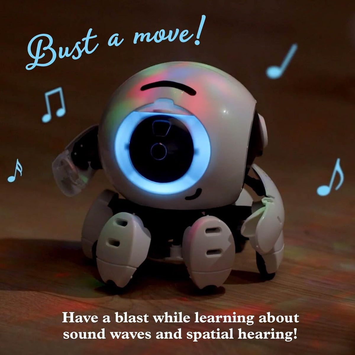 Thames & Kosmos Hero: Sound-Sensing Robot STEM Experiment Kit, Build a Robot That Reacts to Sounds, Explore Engineering, Sound Technology, Spatial Hearing, Quality Screen-Free, Educational Play