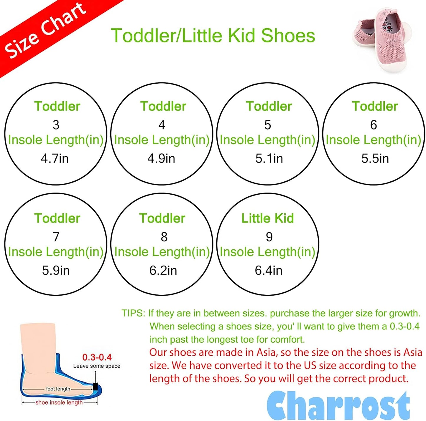 Baby First-Walking Shoes 1-4 Years Kid Shoes Trainers Toddler Infant Boys Girls Soft Sole Non Slip Cotton Canvas Mesh Breathable Lightweight TPR Material Slip-on Sneakers Outdoor