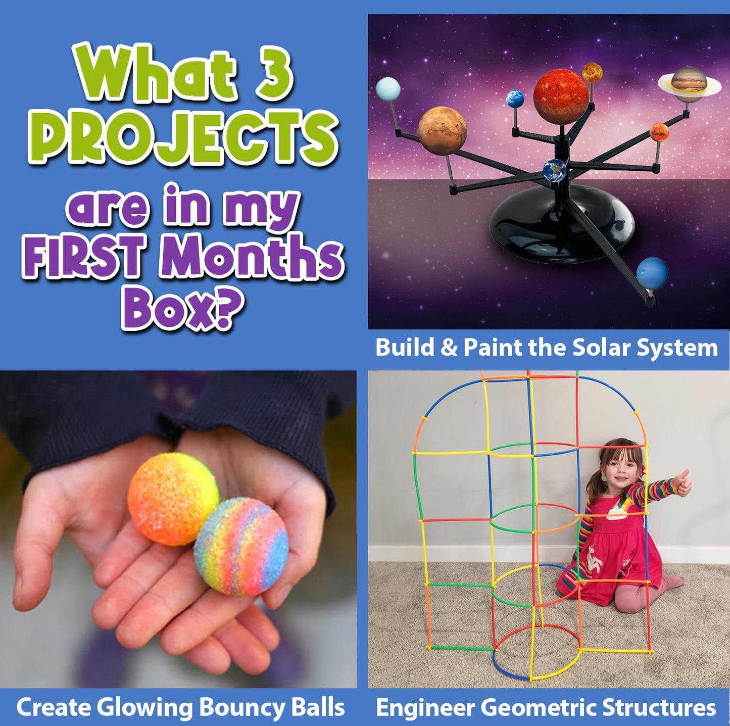 STEM Science Kit Subscription – 12 Monthly Boxes, 36 Total Hands-On Projects | Engineering & Building Toys for Kids Ages 7-12 | Educational Activities for Boys & Girls