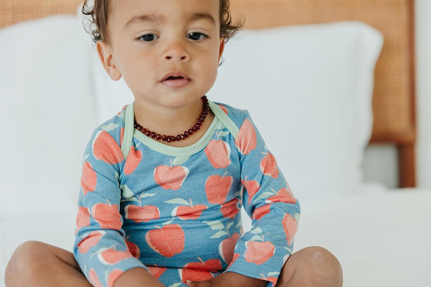 Copper Pearl Long Sleeve Bodysuit Baby: Ultra Soft Baby for Newborns, Boys, and Girls - Stylish, Comfortable, Overlap Shoulders, Premium Knit Fabric - 6-12 Months, Teacher