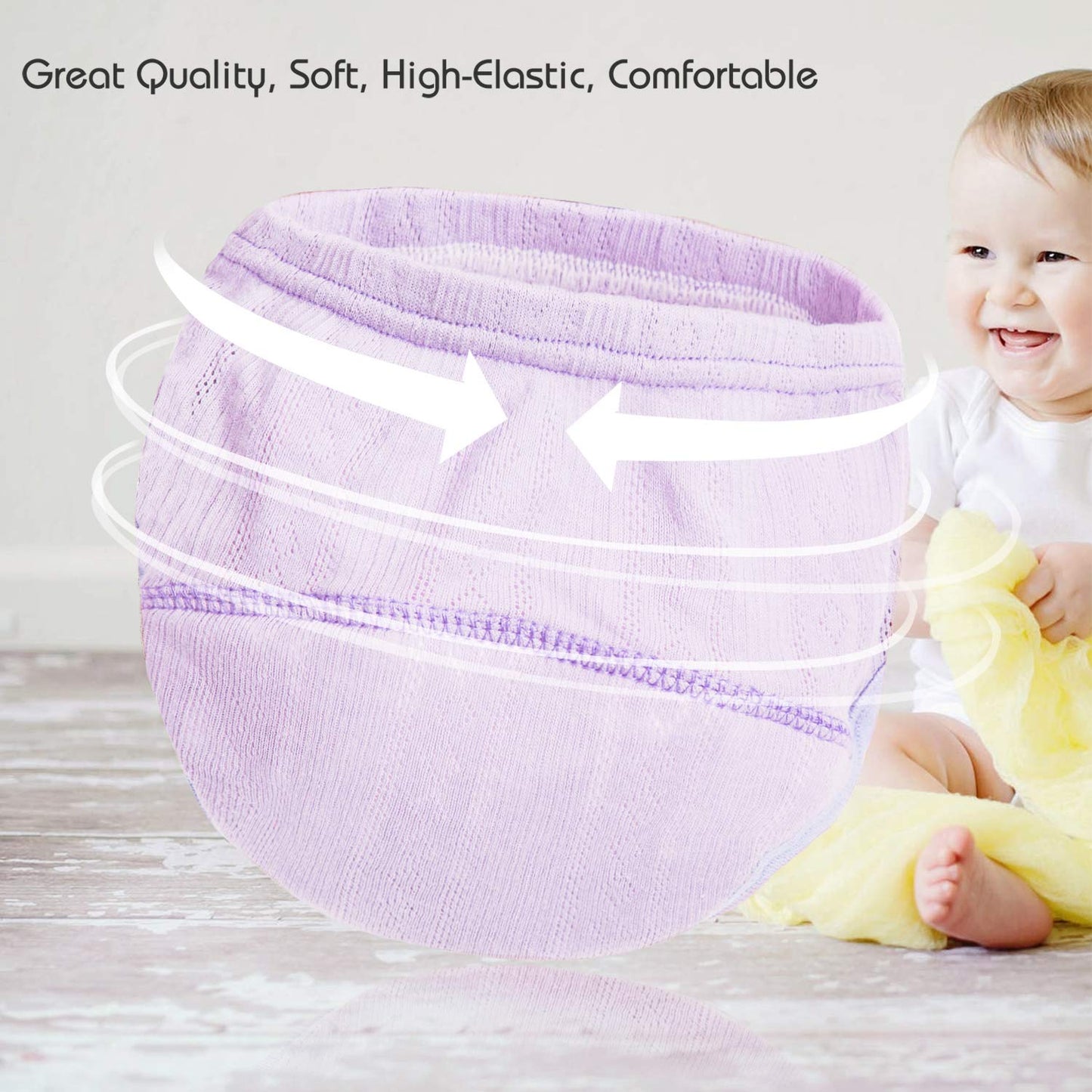 Joyo roy Potty Training Pants New Double Thigh Wings Training Panties 100% Cotton Toddler Training Underwear 2t Potty Training Underwear for Girls Training Underwear 2t-3t Toilet Training Pants