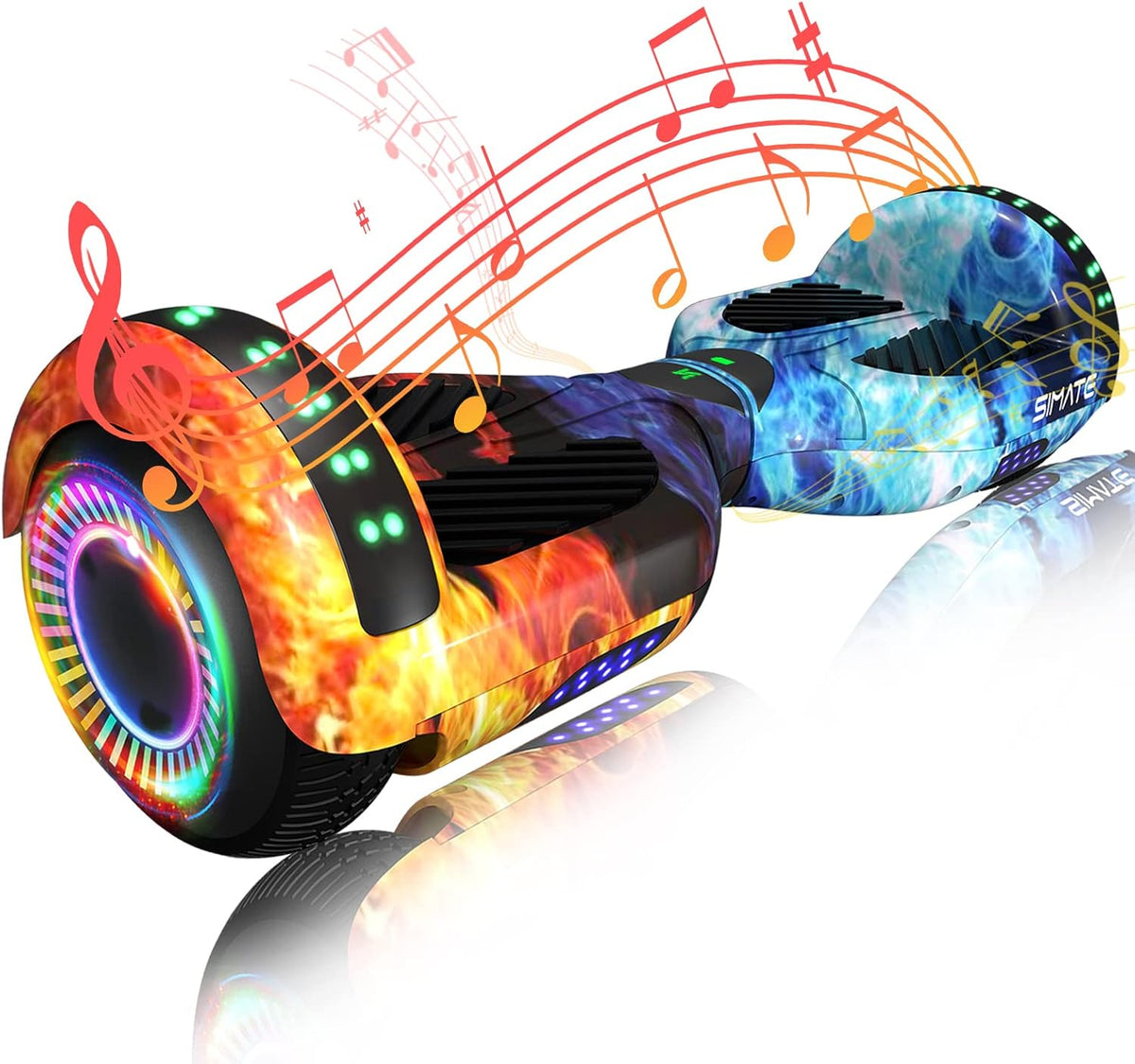 Scooter, Bluetooth & Corlorful LED Lights, Gifts for Kids & Adults & Girls & Boys, for All Ages