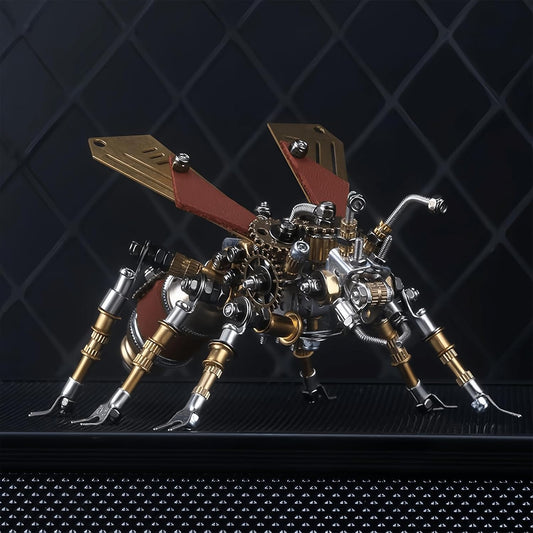 Adult 3D Metal Puzzle, Punk Insect Metal Model Set, 3D Puzzle Mechanical Insect Building Blocks, Fun DIY Assembly, high-end Men's Gifts.