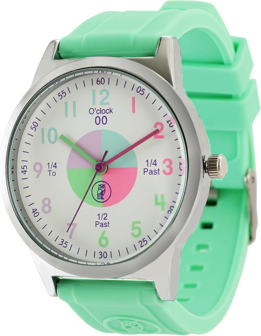OWLCONIC Analog Kids Watch - Girls & Boys Watches Ages 7-12 - Kids Analog Watch - Telling Time Teaching Tool - Gift Watches for Girls and Boys