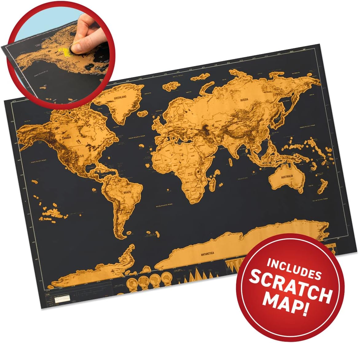 Virtual Reality World Atlas Gift Box - Illustrated Interactive VR Atlas and STEM Learning Activity Set - for Ages 8 and Up