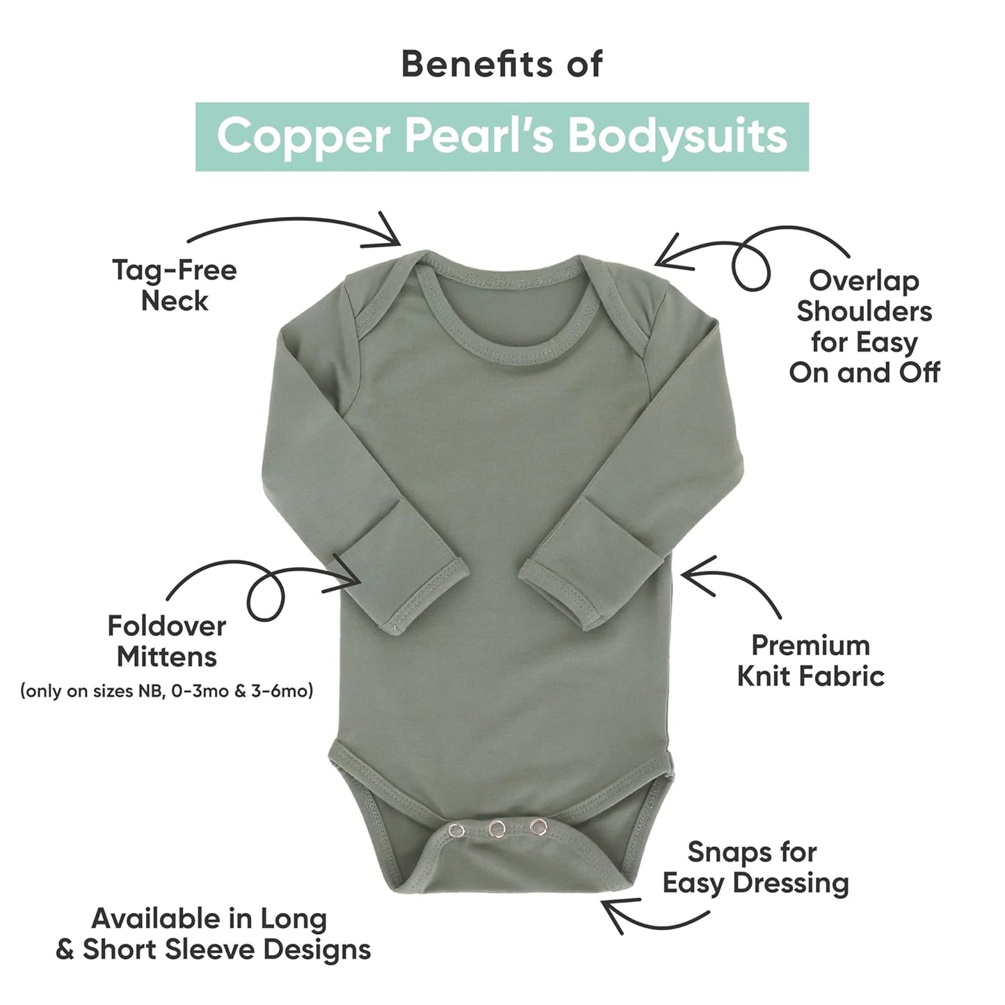 Copper Pearl Long Sleeve Bodysuit Baby: Ultra Soft Baby for Newborns, Boys, and Girls - Stylish, Comfortable, Overlap Shoulders, Premium Knit Fabric - 18-24 Months, Cookie Monster