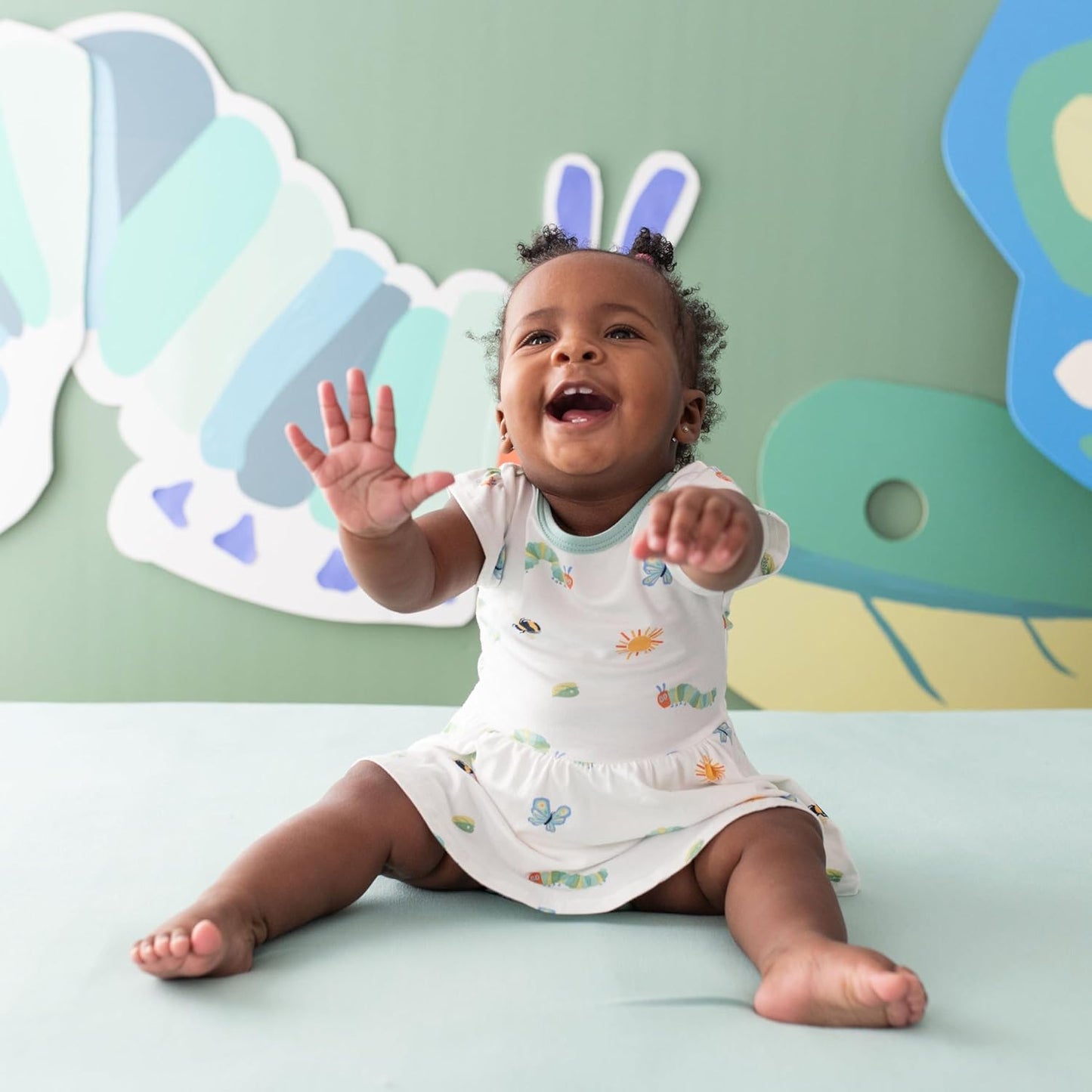 KYTE BABY Rayon Made from Bamboo Twirl Bodysuit Dress