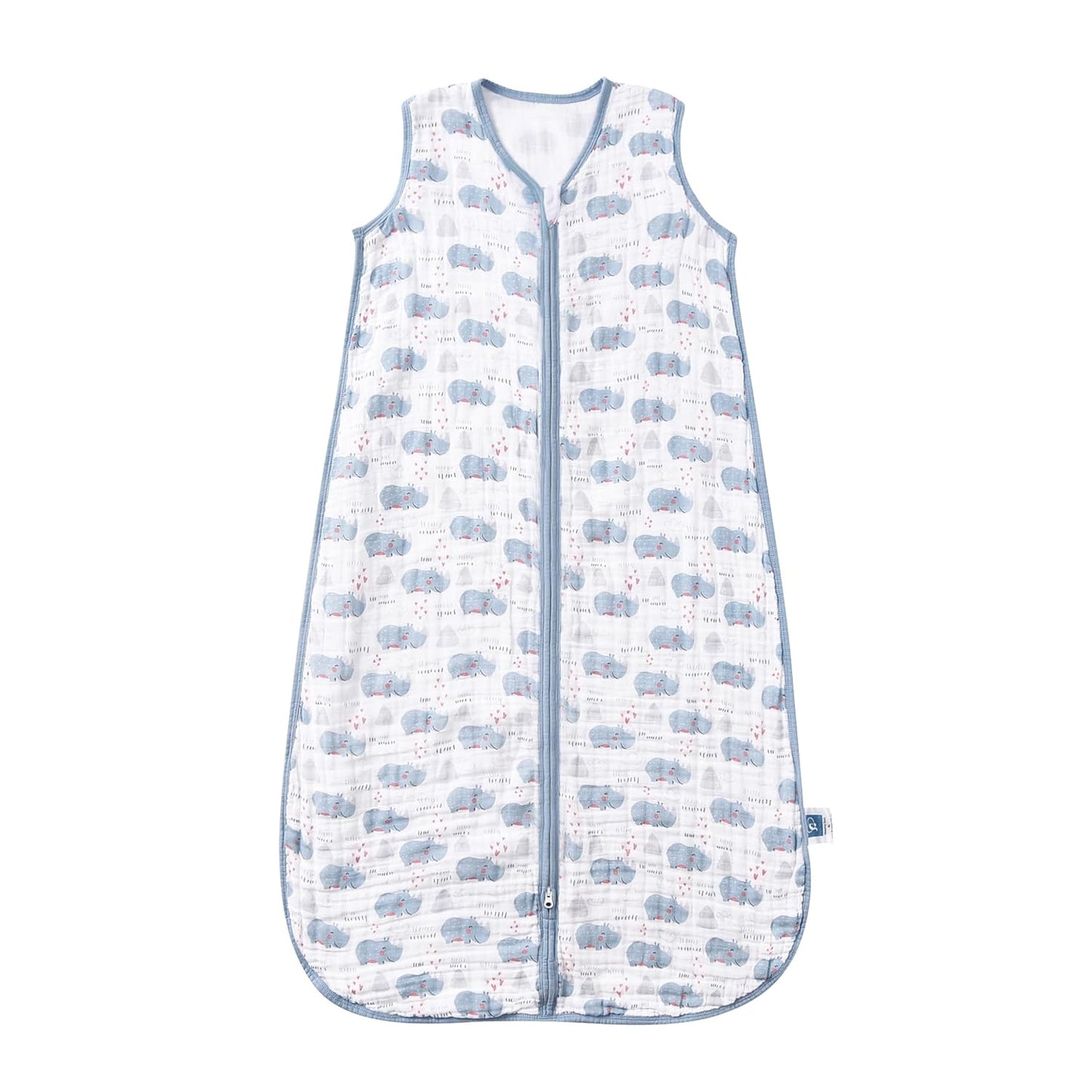 Baby Sleep Sack 6-12 Months Wearable Blanket for Babies 100% Organic Cotton 2-Way Zipper YKK 0.5 TOG Toddler Sleeping Sacks