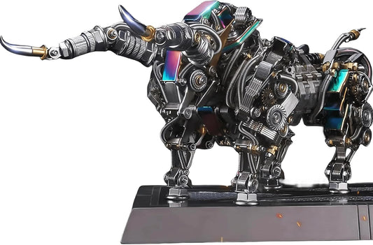 Adult 3D Metal Puzzles Bison Metal Model Kits 3D Metal Puzzles Mechanical Bulls Building Blocks Difficult DIY Assembly - High-end Gifts for Men