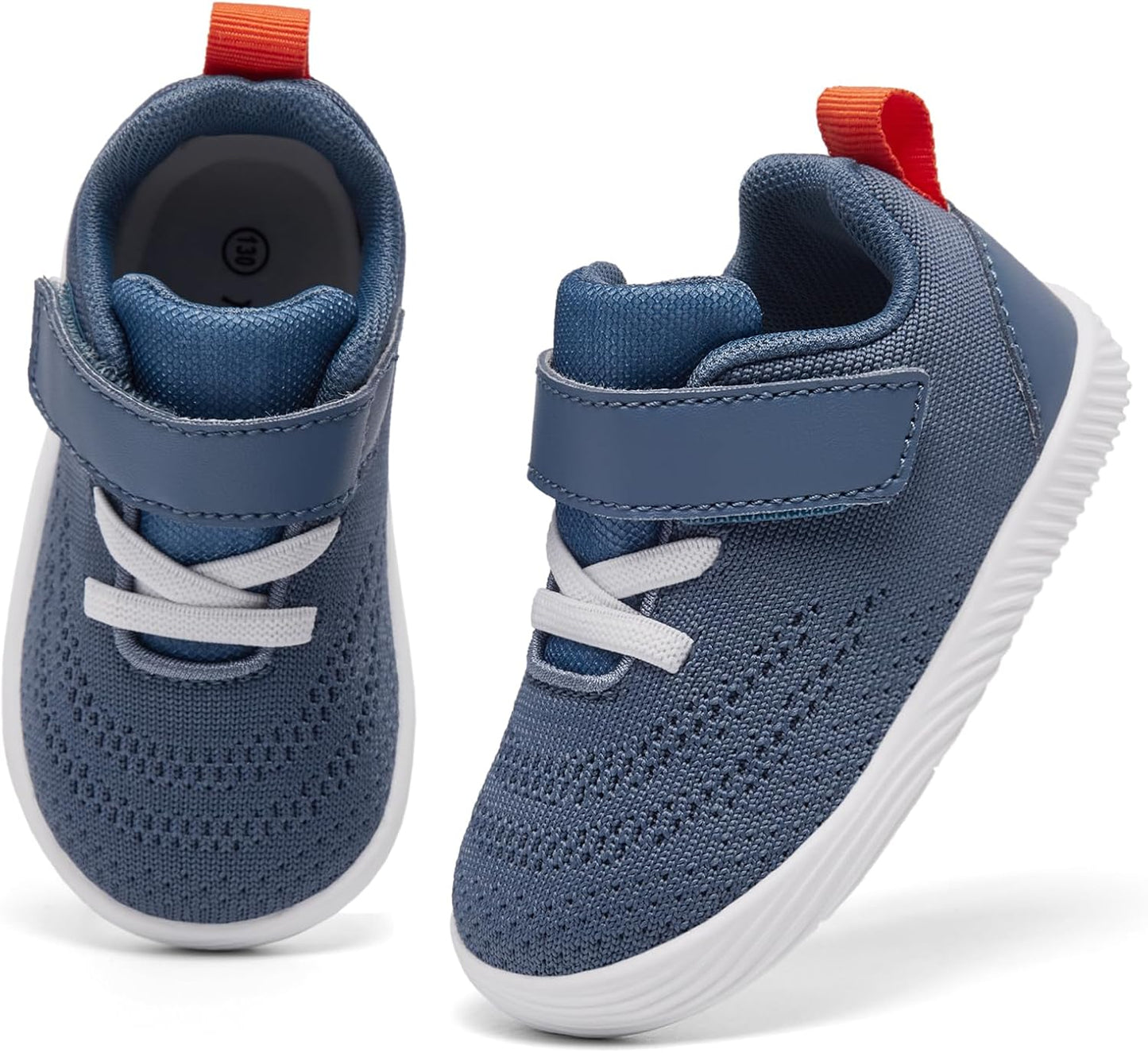 MORENDL Toddler Sneakers Baby Boys & Girls Barefoot Shoes Lightweight Breathable Walking Running Tennis Athletic Sport Shoes
