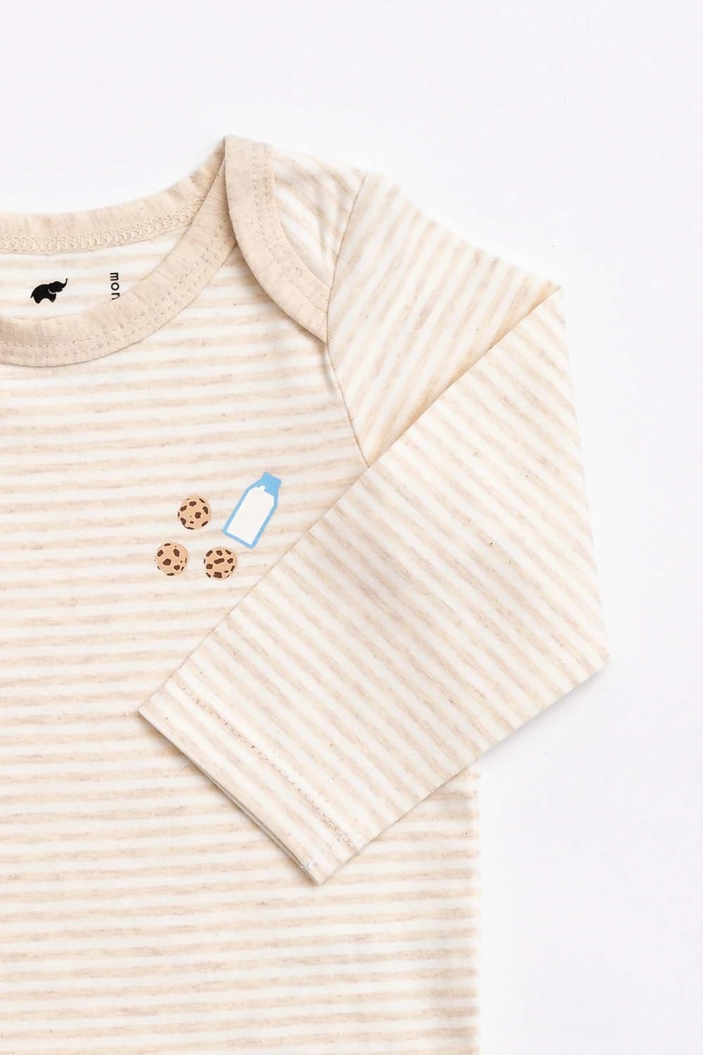 MONICA + ANDY Baby Organic Long Sleeve Jack and Jill Bodysuit