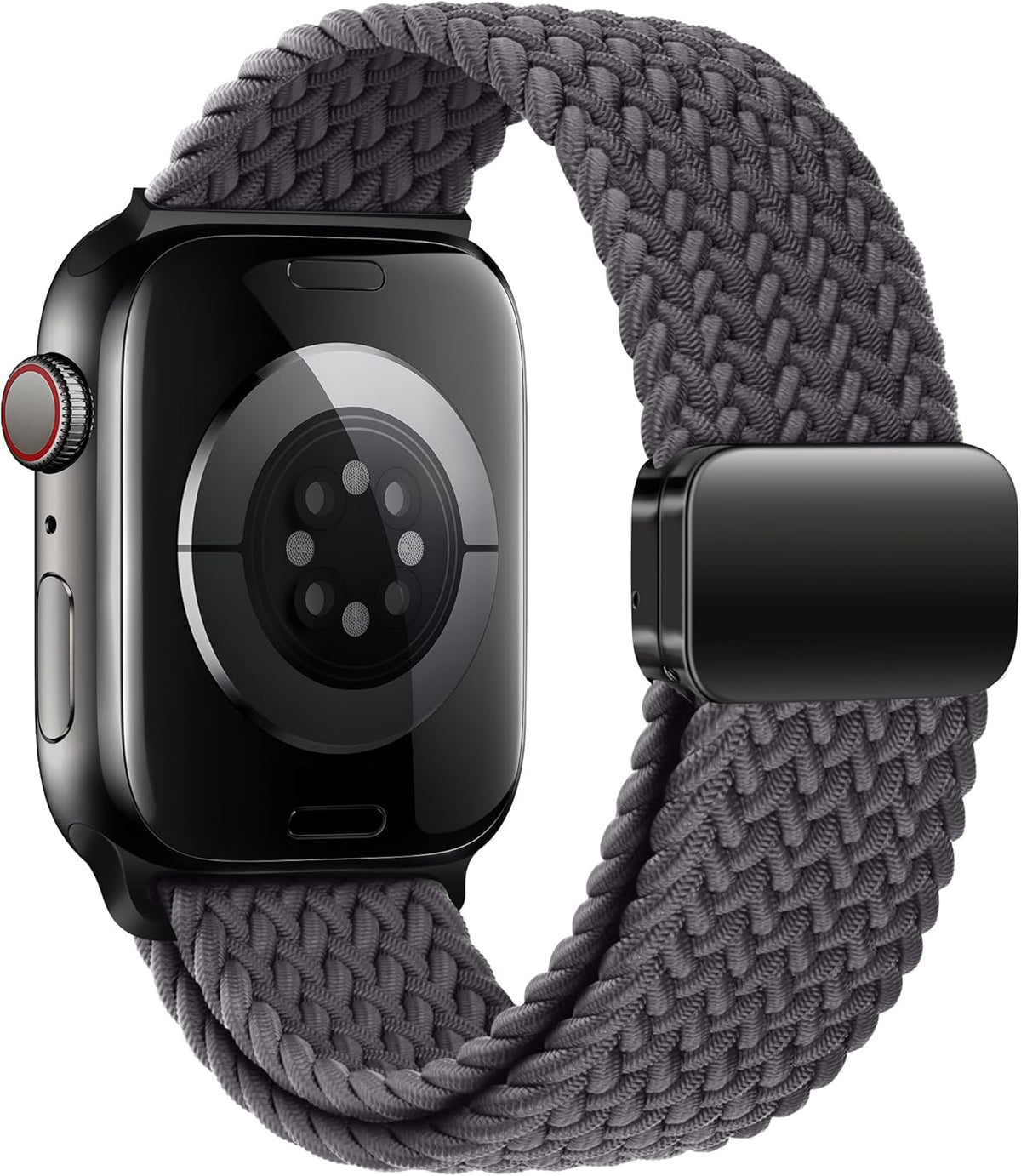 Mazoft Braided Bands With Magnetic Clasp Compatible with Apple Watch Band 38mm 40mm 41mm 42mm 44mm 45mm 46mm 49mm；Soft Nylon Sport Loop Strap for iWatch Series Ultra 2&1 10 9 8 7 6 SE 5 4 3 Women Men