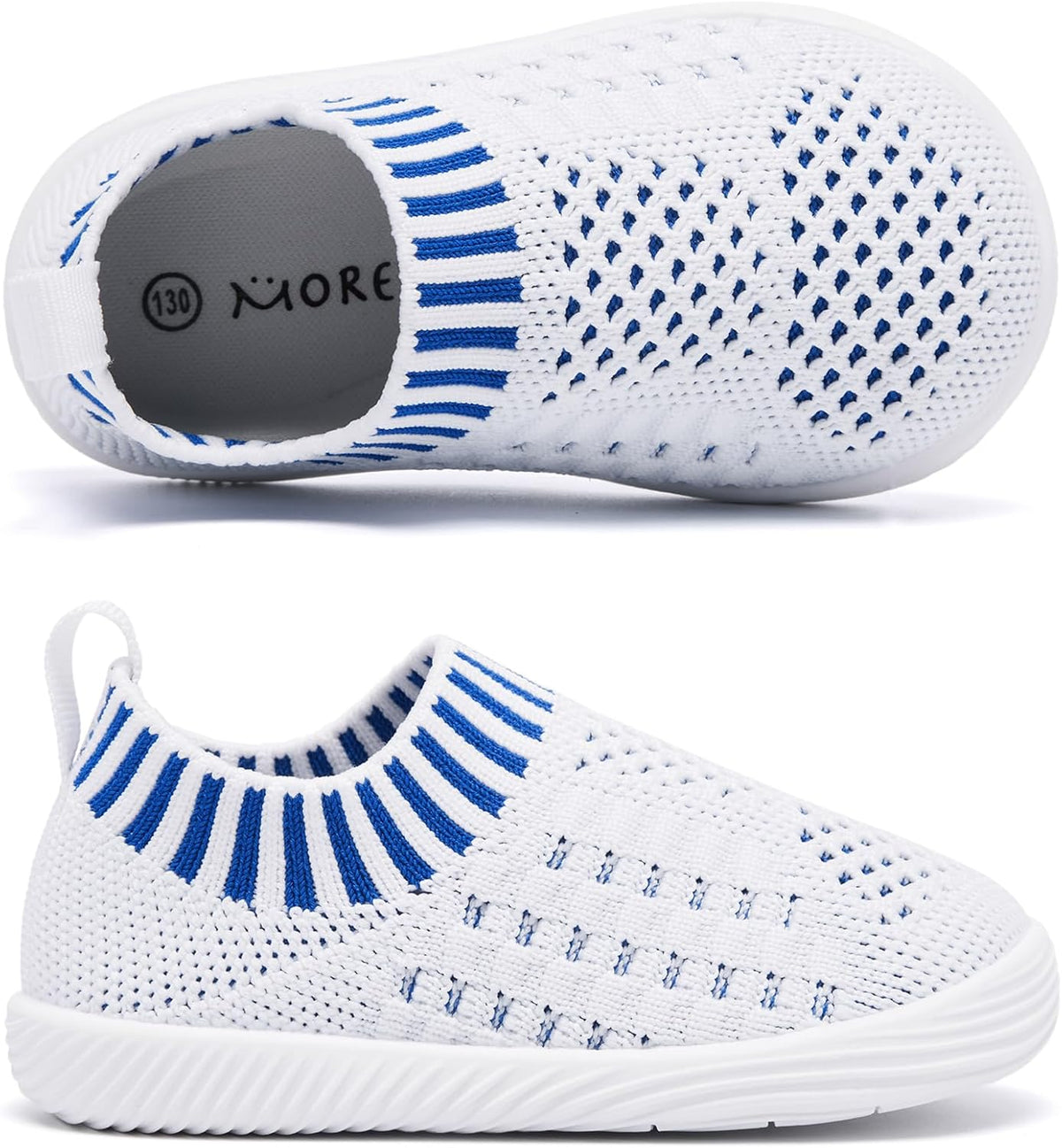 MORENDL Baby Toddler Walking Socks Non-Slip Breathable Unisex Casual Sneakers