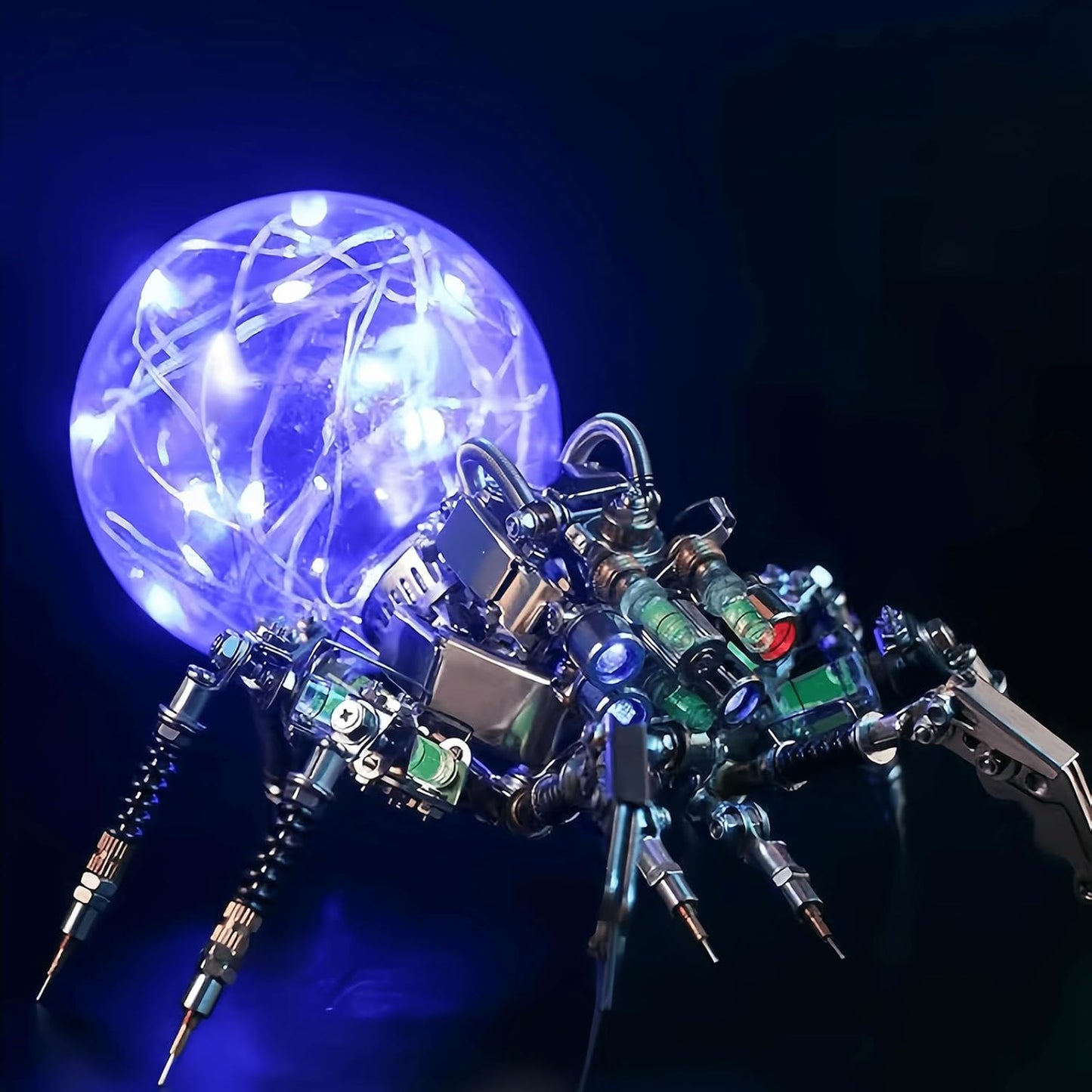 3D Metal Spider Puzzle - DIY Assembly Kit, Mechanical Model Art - High-End Men's Gift