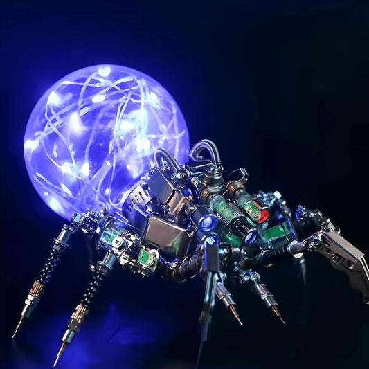 3D Metal Spider Puzzle - DIY Assembly Kit, Mechanical Model Art - High-End Men's Gift