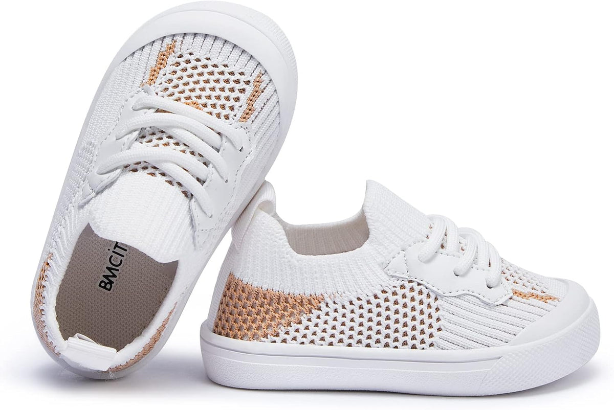 BMCiTYBM Baby Sneakers Girls Boys Lightweight Breathable Mesh First Walkers Shoes 6-24 Months