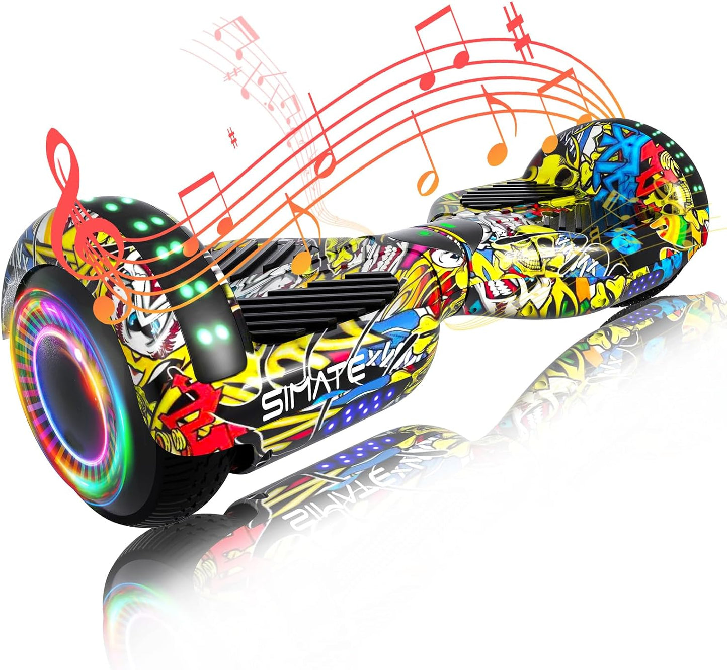 Scooter, Bluetooth & Corlorful LED Lights, Gifts for Kids & Adults & Girls & Boys, for All Ages