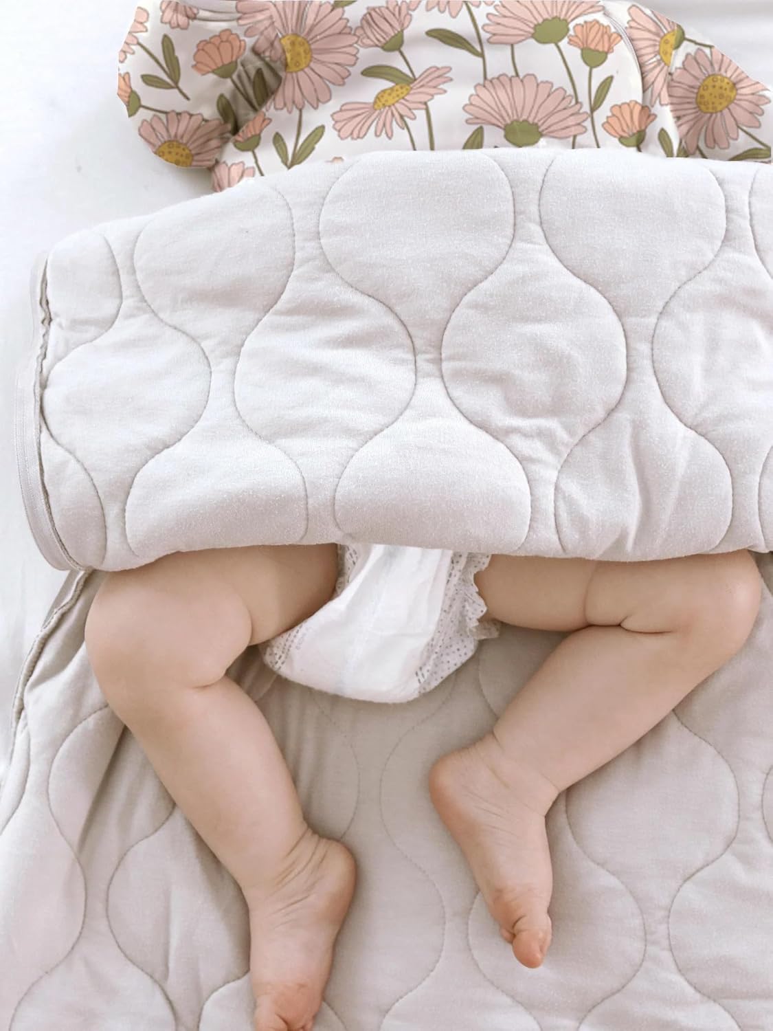 GUNAMUNA Unisex Long-Sleeve Sleep Sack, Wearable Sleep Bag for Babies and Toddlers, Soft Rayon, 1.0 TOG, 3 to 36 Months