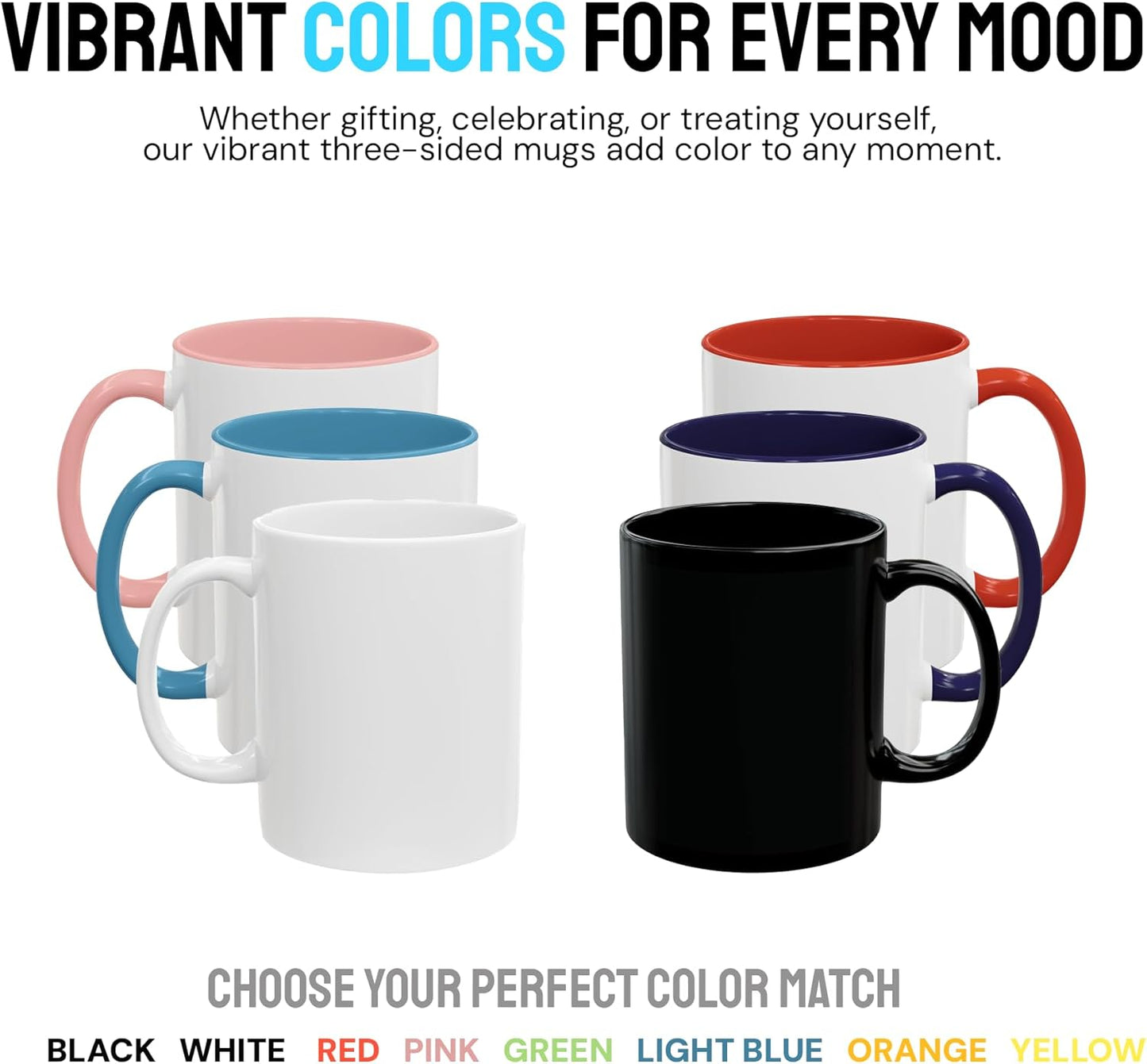 Personalized Coffee Mug – Custom Photo, Text, or Logo Ceramic Mug Tea Cup | Taza Personalizada with Picture or Message | Customized Gift Idea for Men & Women, Mom, Dad, Friends (White/Red-01, 11oz)