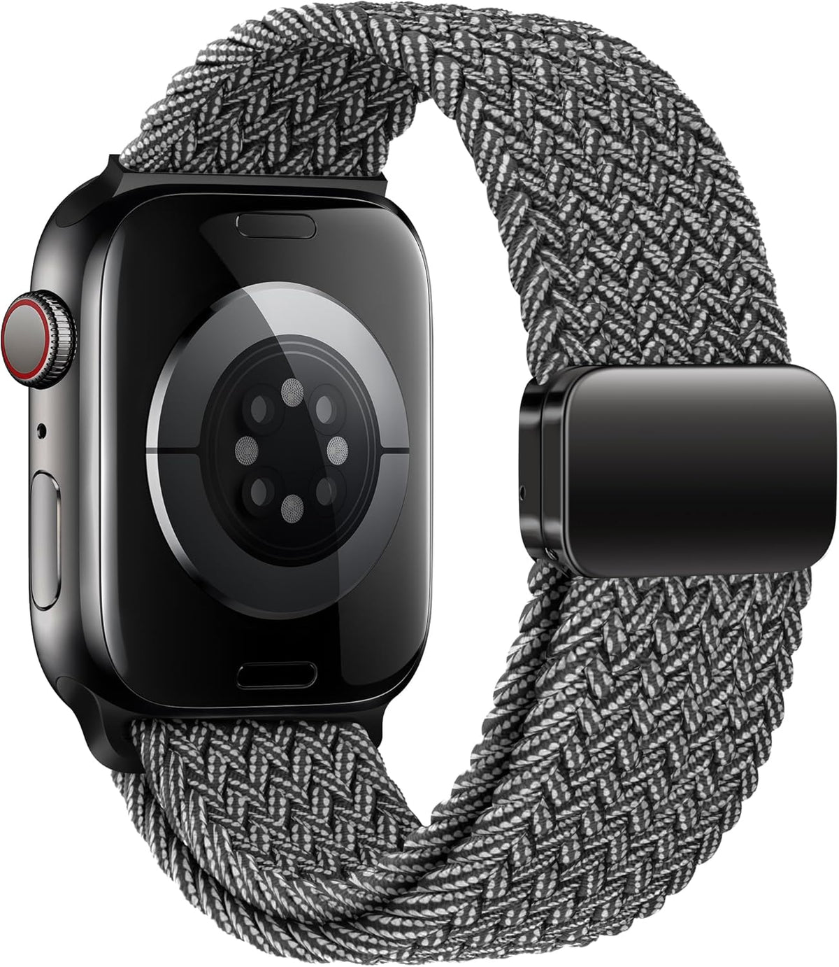 Mazoft Braided Bands With Magnetic Clasp Compatible with Apple Watch Band 38mm 40mm 41mm 42mm 44mm 45mm 46mm 49mm；Soft Nylon Sport Loop Strap for iWatch Series Ultra 2&1 10 9 8 7 6 SE 5 4 3 Women Men