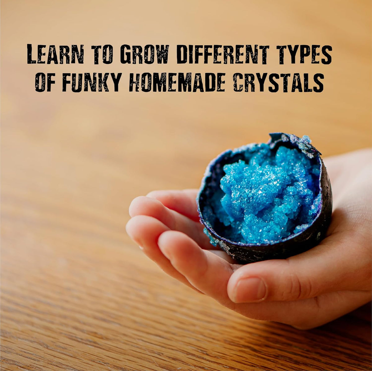 Einstein’s Crystal Craze LAB Science Kit for Kids. 18 Science Experiments Inside STEM for Boys & Girls Aged 10 and Above. Detailed Picture Guide Included.